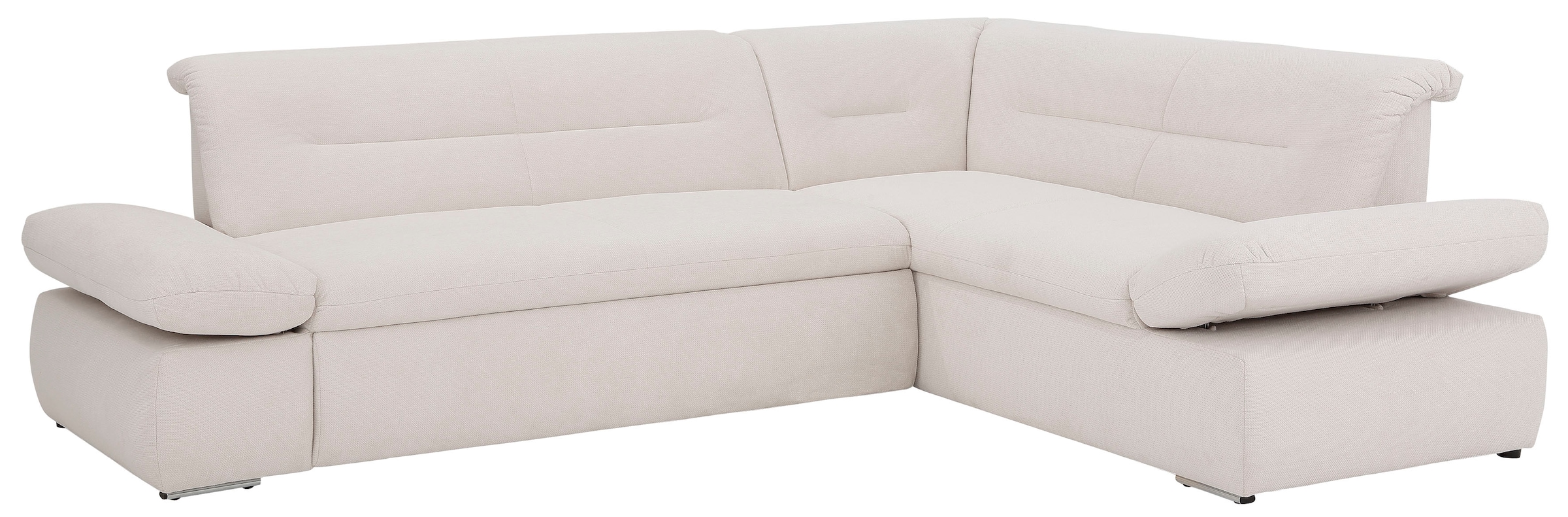 INOSIGN Ecksofa »Avesa L-Form«, Wahlweise mit Arm- und Bettfunktion, B/T/H: 275/211/80 cm