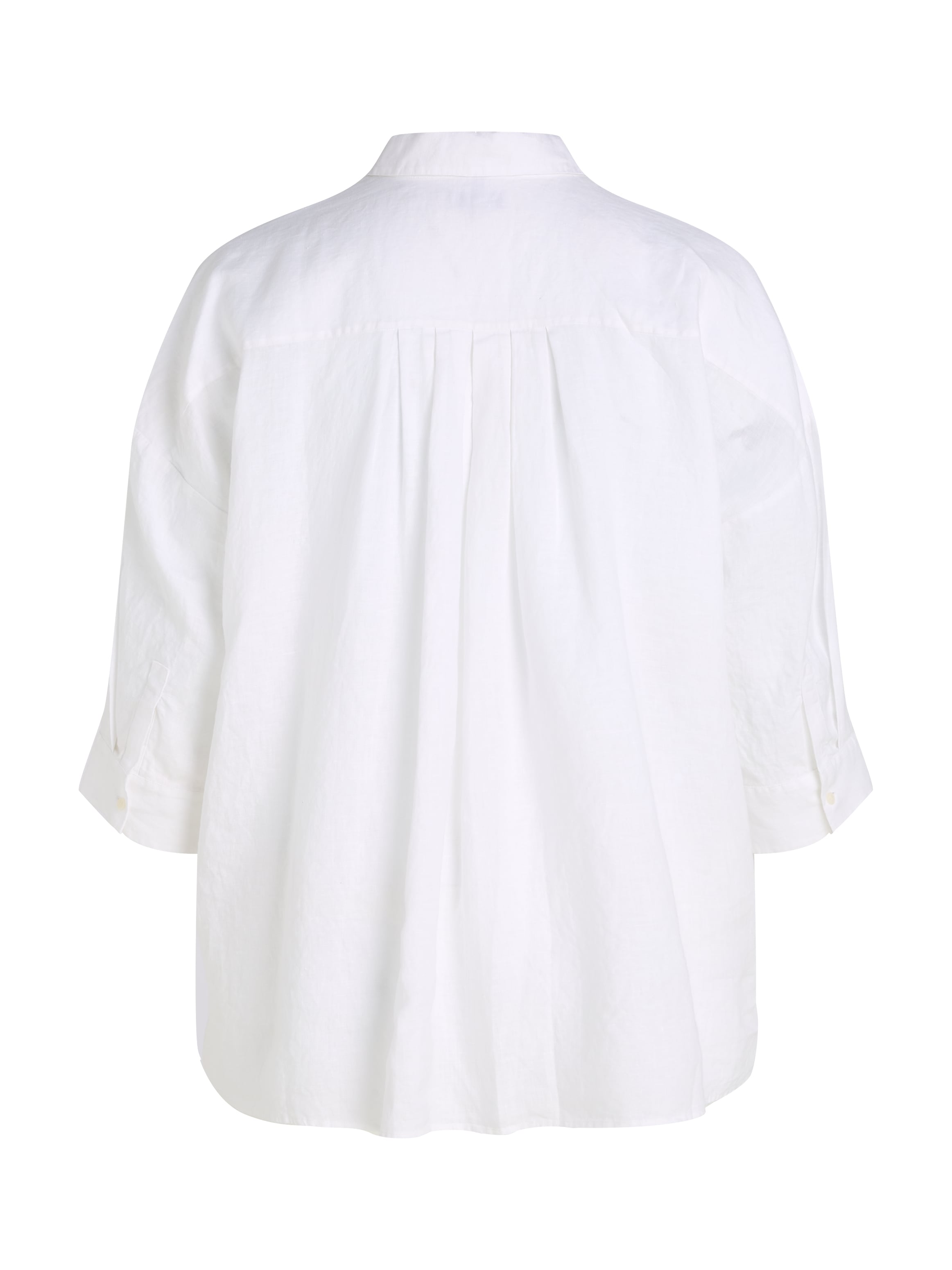 Tommy Hilfiger Curve Hemdbluse »CRV ESS LINEN EASY SHIRT«, in Großen Größen, Leinenqualität