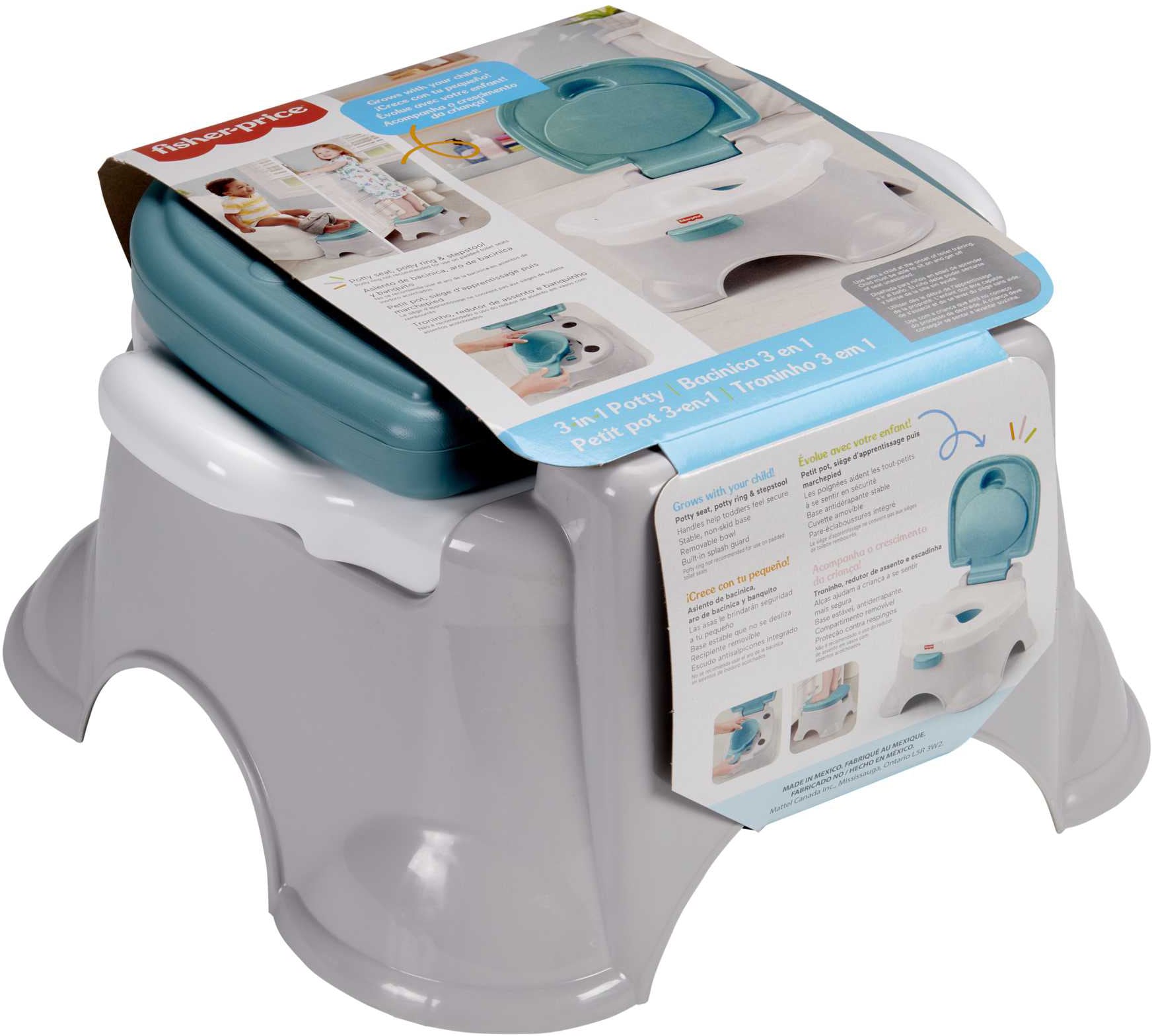 XXL mit »3in1«, | Fußbank und Jahren Fisher-Price® Trainingstoilettenring Garantie online 3 mit kaufen Töpfchen