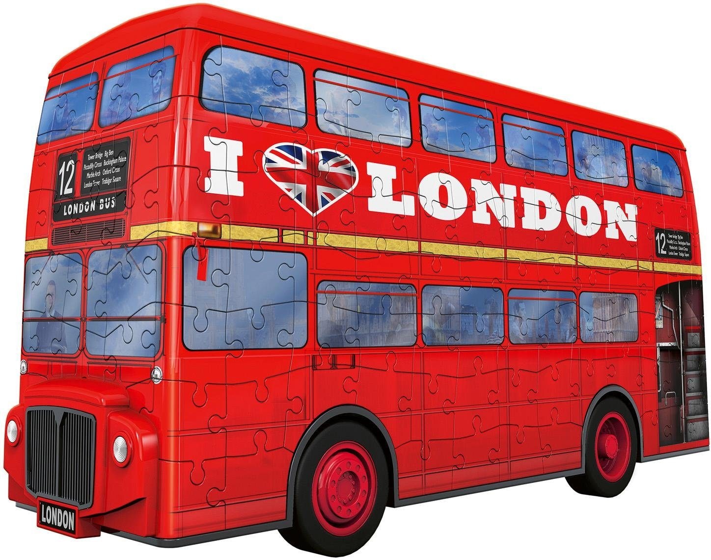 Ravensburger 3D-Puzzle »London Bus«, Made in Europe