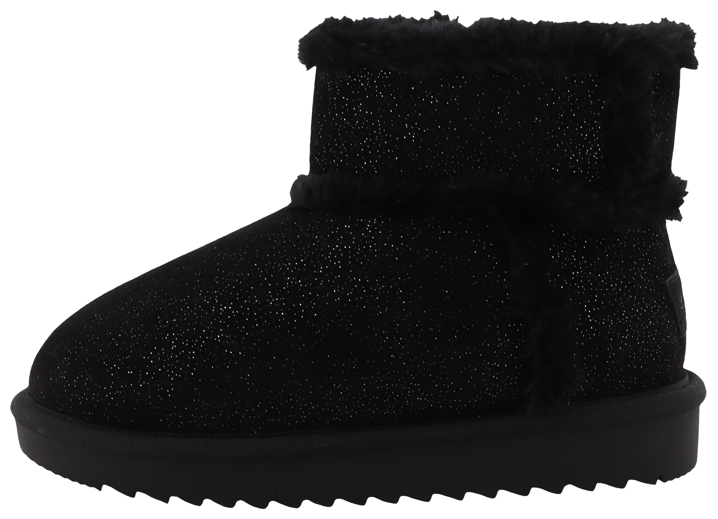 TOM TAILOR Winterboots, Plateau, Schlupfboots mit edlem Glitzerdruck