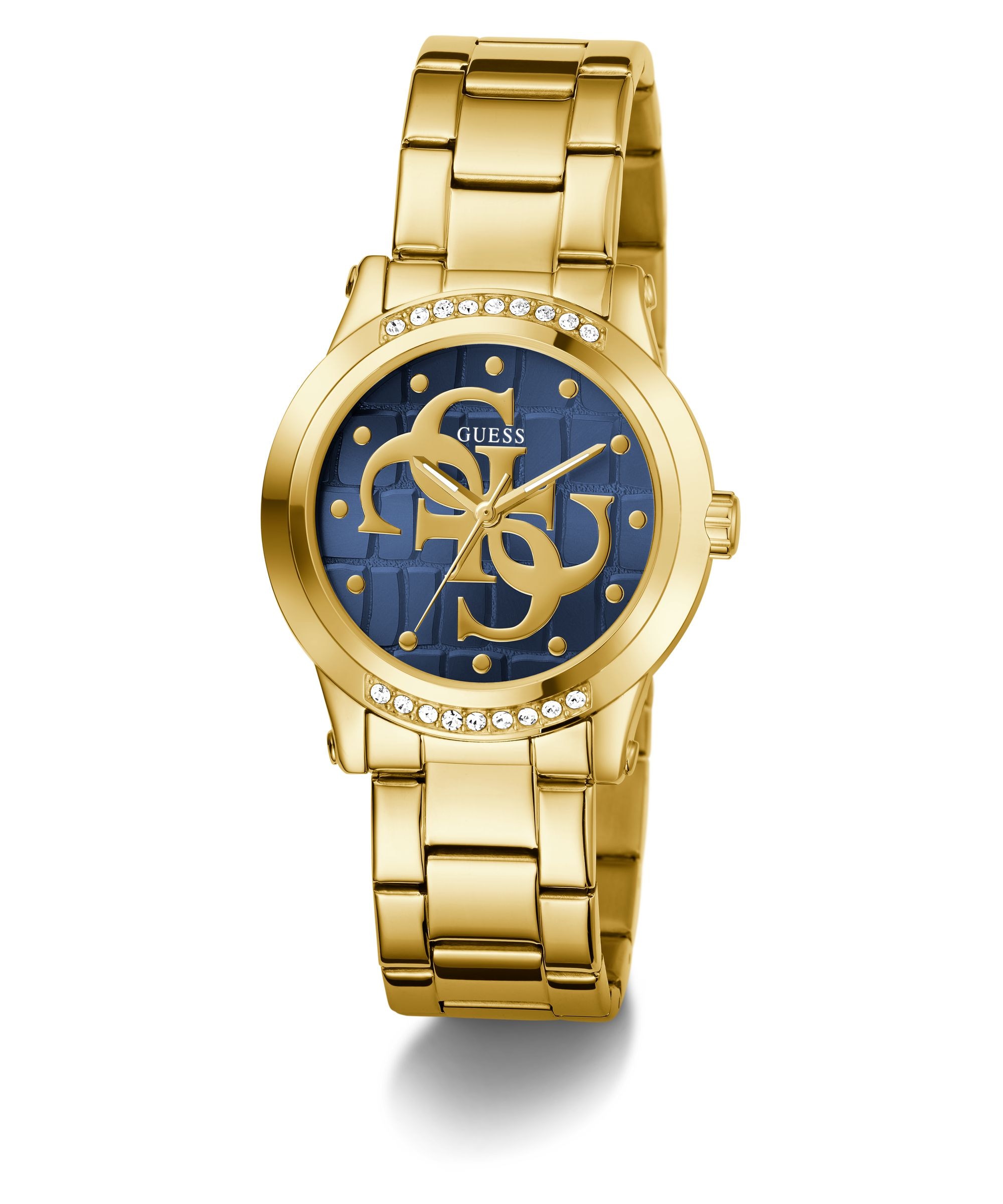 Guess Quarzuhr »GUESS-ANNETTE« Armbanduhr, Damenuhr, Edelstahlarmband, analog