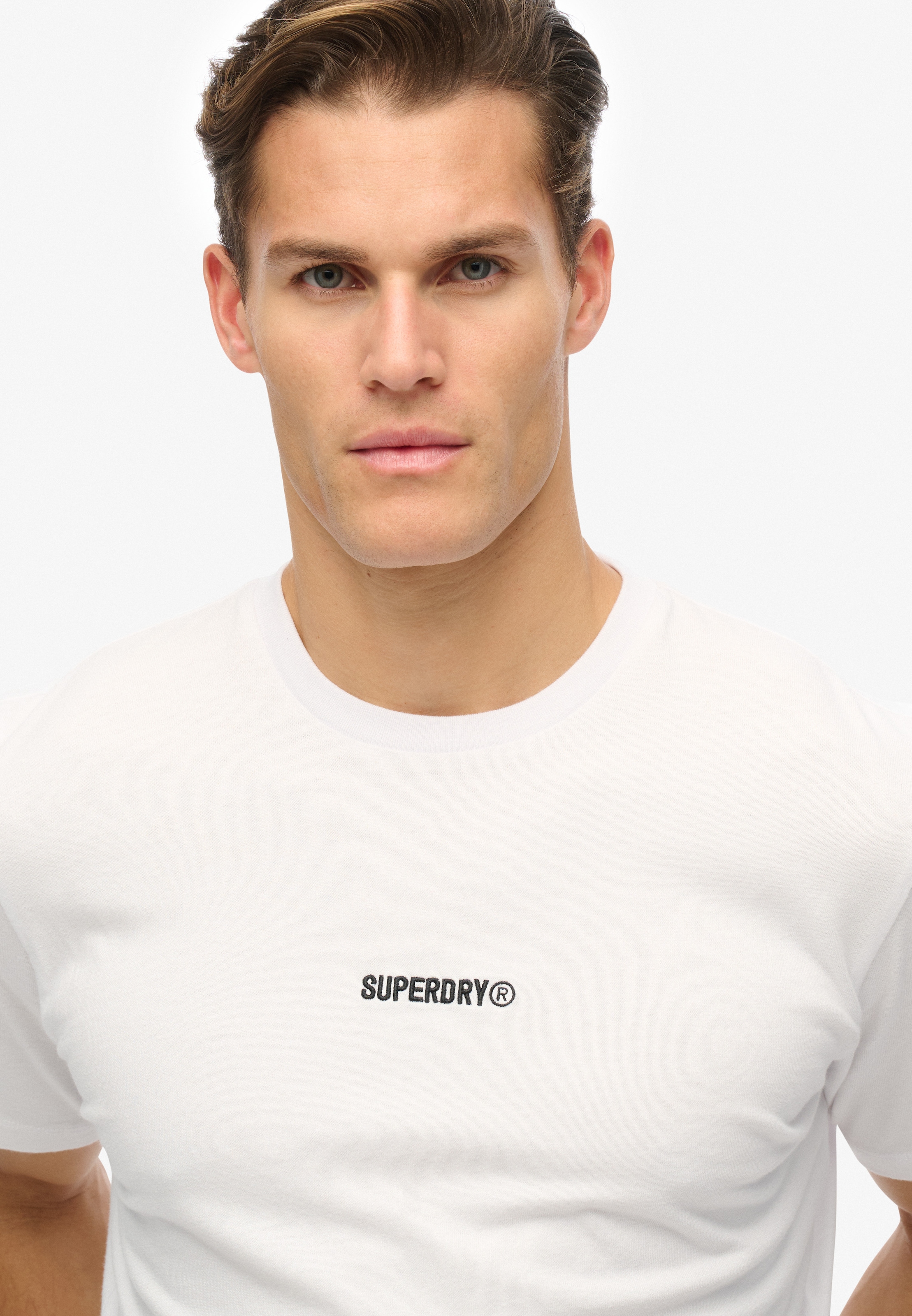 Superdry Rundhalsshirt »MICRO LOGO T SHIRT«