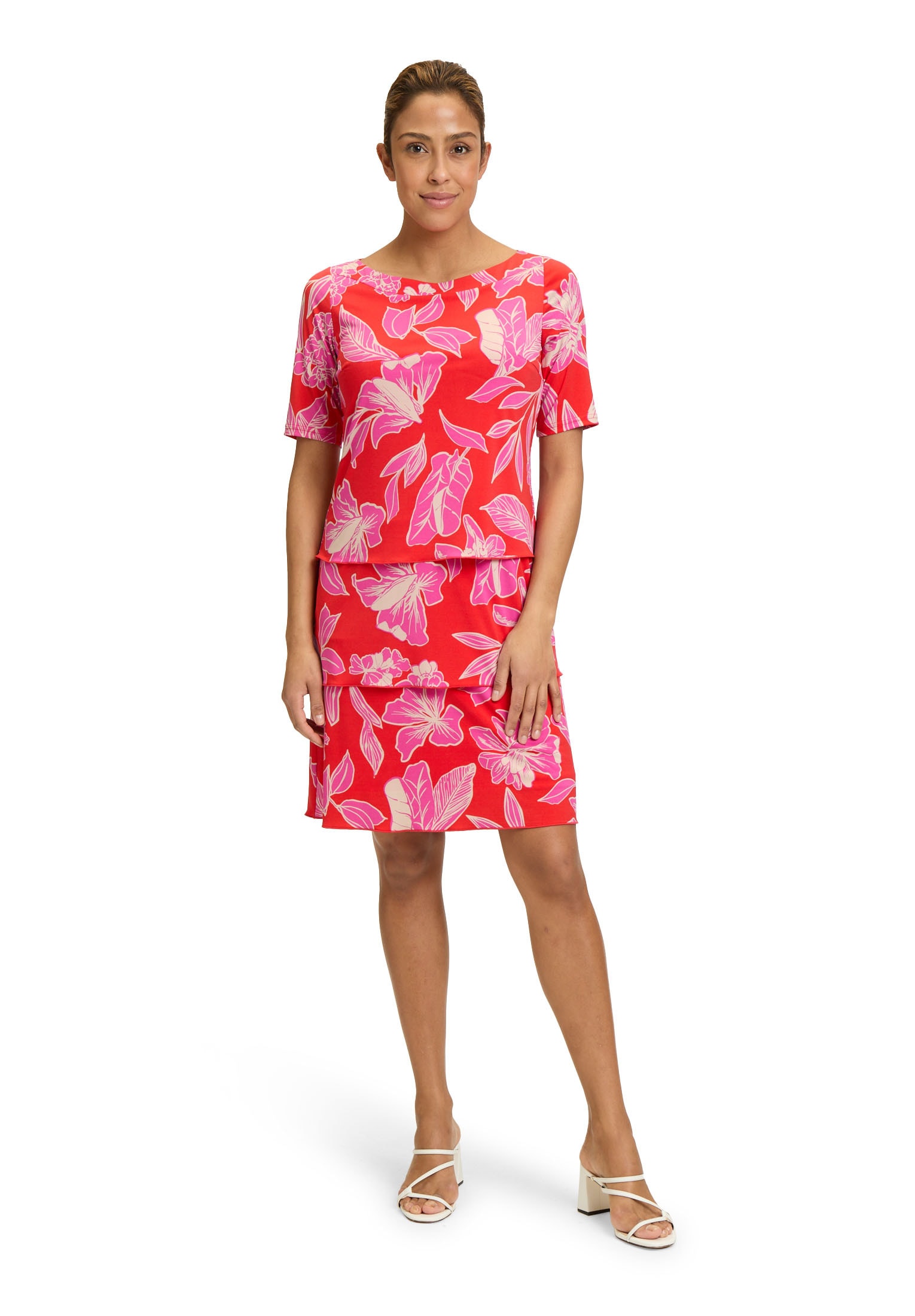 Betty Barclay Midikleid »Stufenkleid kurzarm«