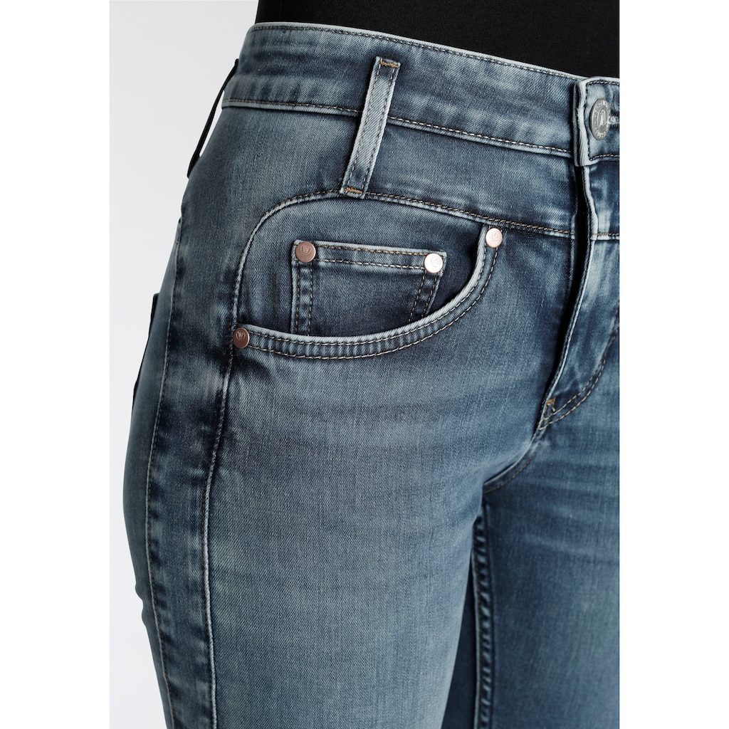 Herrlicher High-waist-Jeans »Sharp Slim Reused Denim«