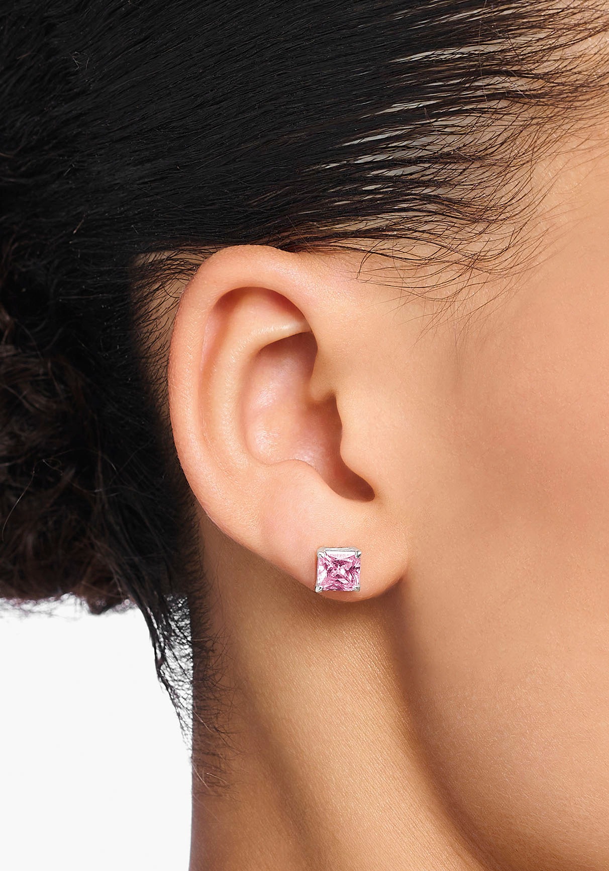 THOMAS SABO Paar Ohrstecker »H2174-009-1,-024-11,-051-14,-051-9,-414-14,-699-32«, mit Zirkonia (synth.), Spinell (synth.), Onyx oder Glas-Keramik Stein
