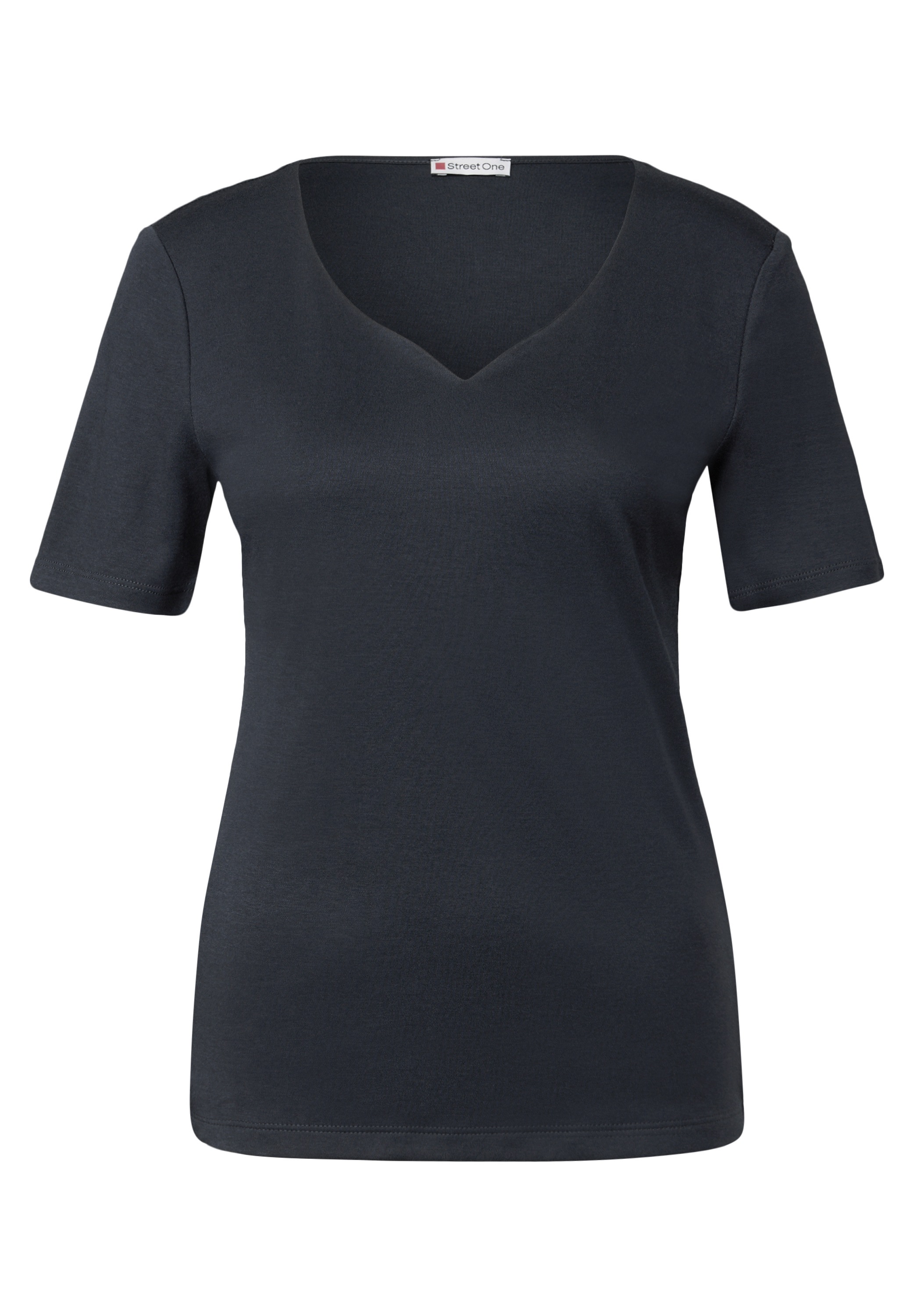 STREET ONE T-Shirt, mit Herzausschnitt