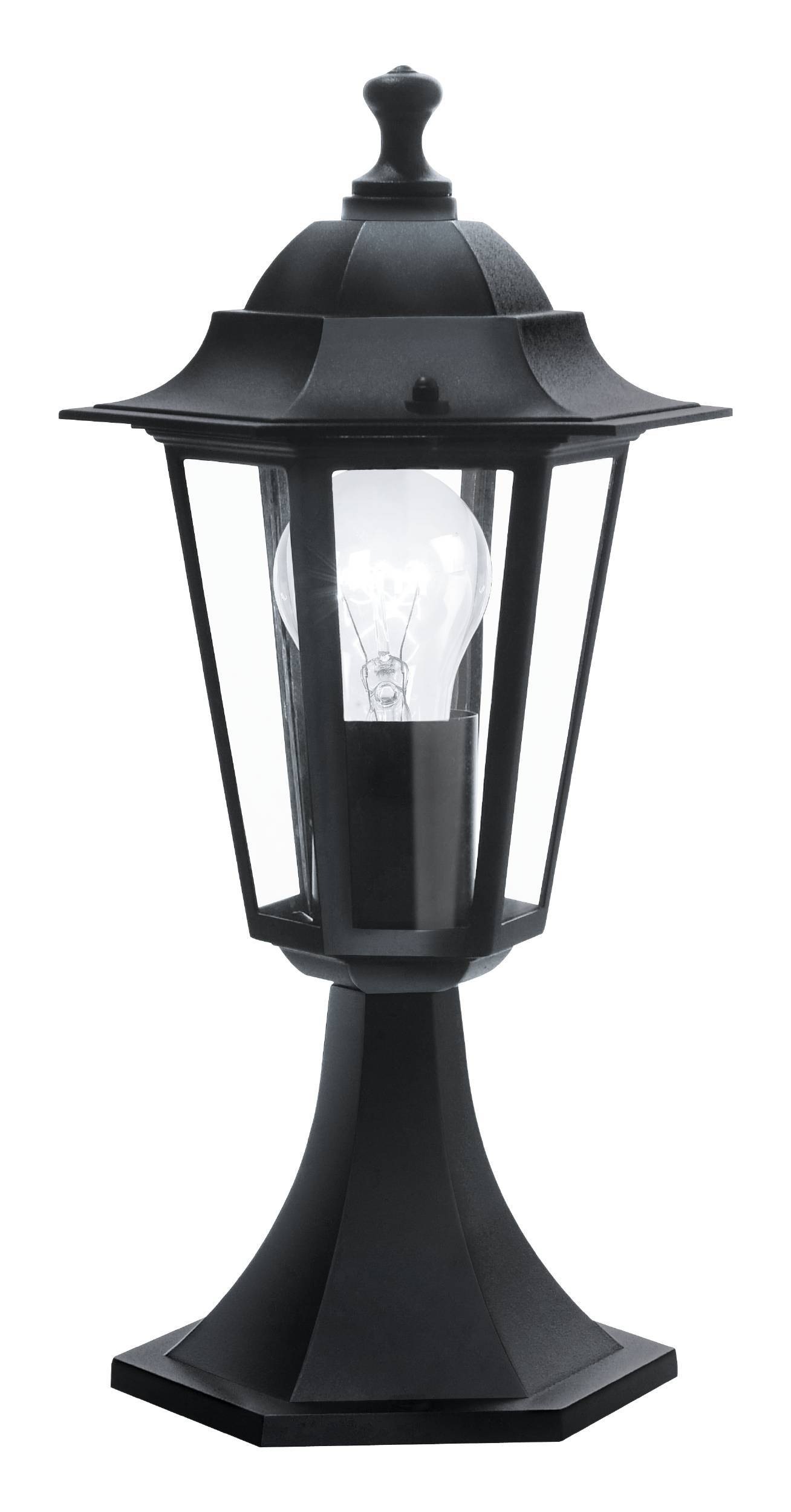 EGLO Sockelleuchte »LATERNA 4 Sockellampe, H38,5 x Ø19,5 cm, Beleuchtung für außen« E27 1 Stk. Außenleuchte Laterne, Vintage Gartenlampe, Außenlampe, E27, IP44
