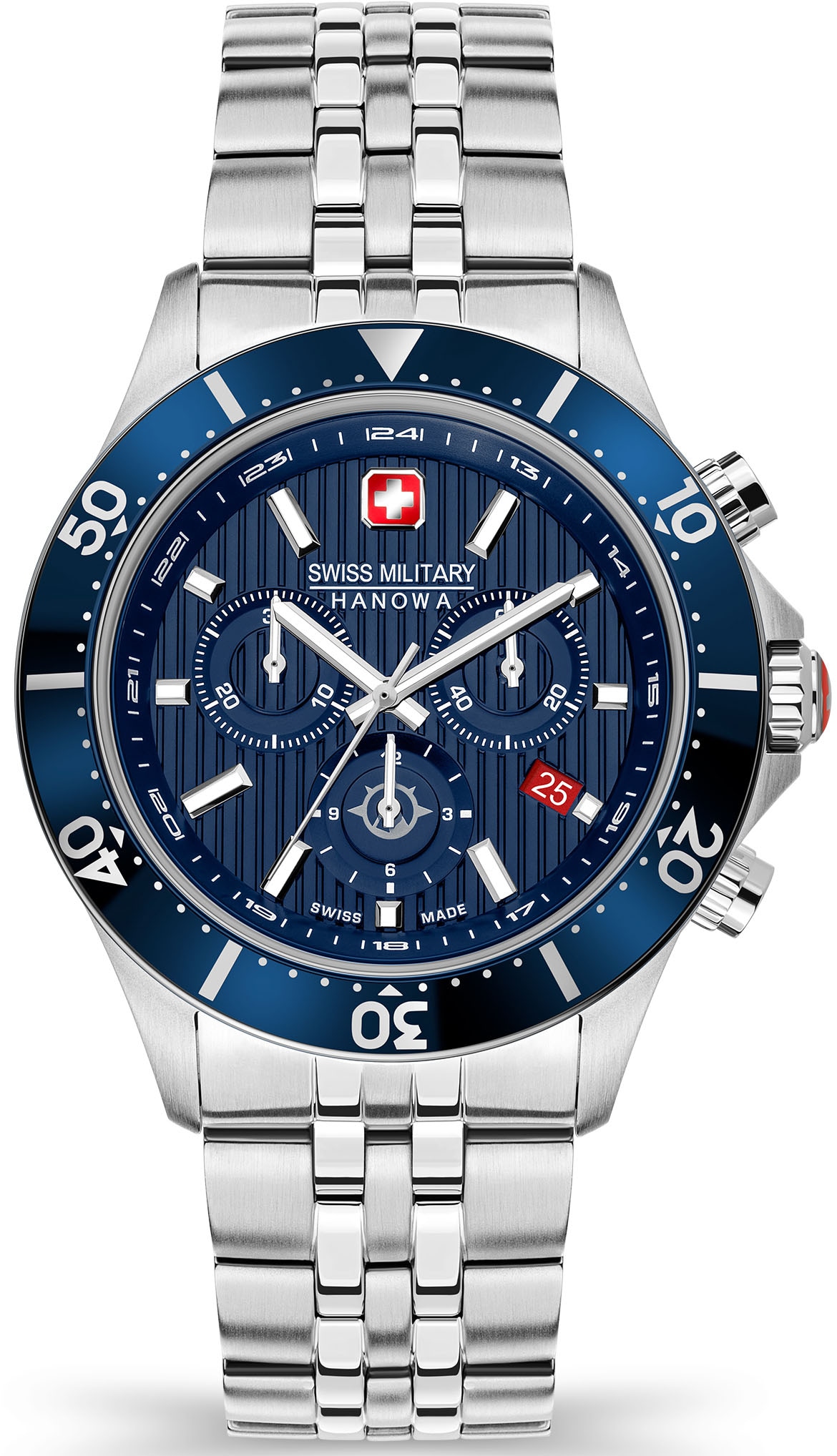 Swiss Military Hanowa Chronograph »FLAGSHIP X CHRONO, SMWGI2100703«, Quarzuhr, Armbanduhr, Herrenuhr, Schweizer Uhr, Stoppfunktion