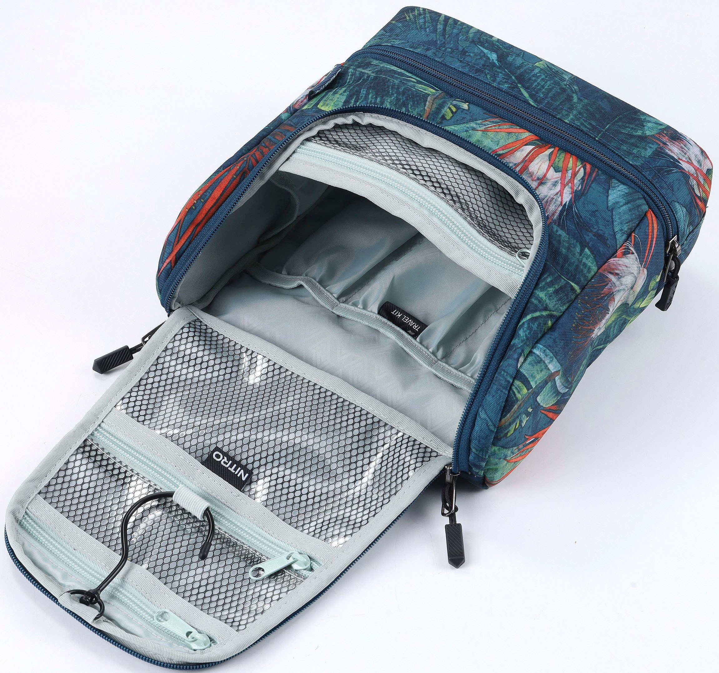 NITRO Kulturbeutel »Travel Kit«, Kosmetiktasche für Reise, Waschtasche, Reisetasche für Kosmetikartikel