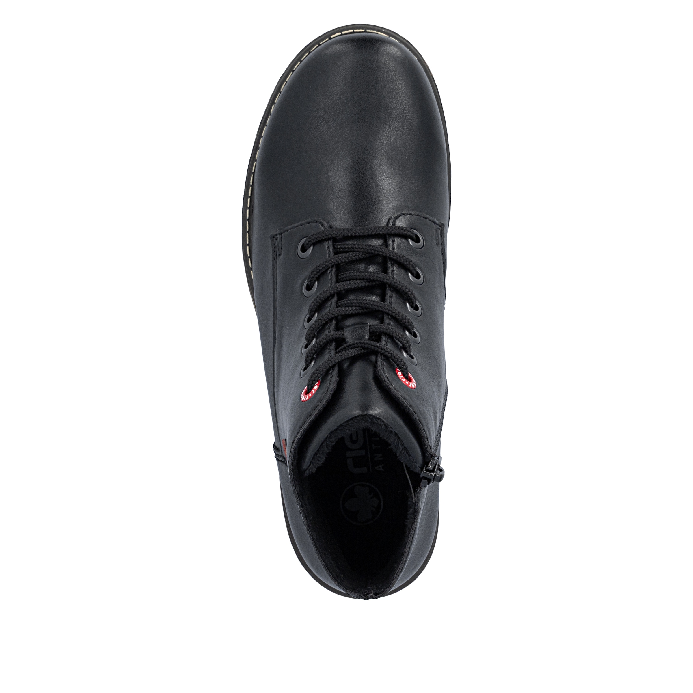 Rieker Schnürstiefelette  Ankleboots, Schnürboots, Klassik-Stiefelette mit Logoprägung