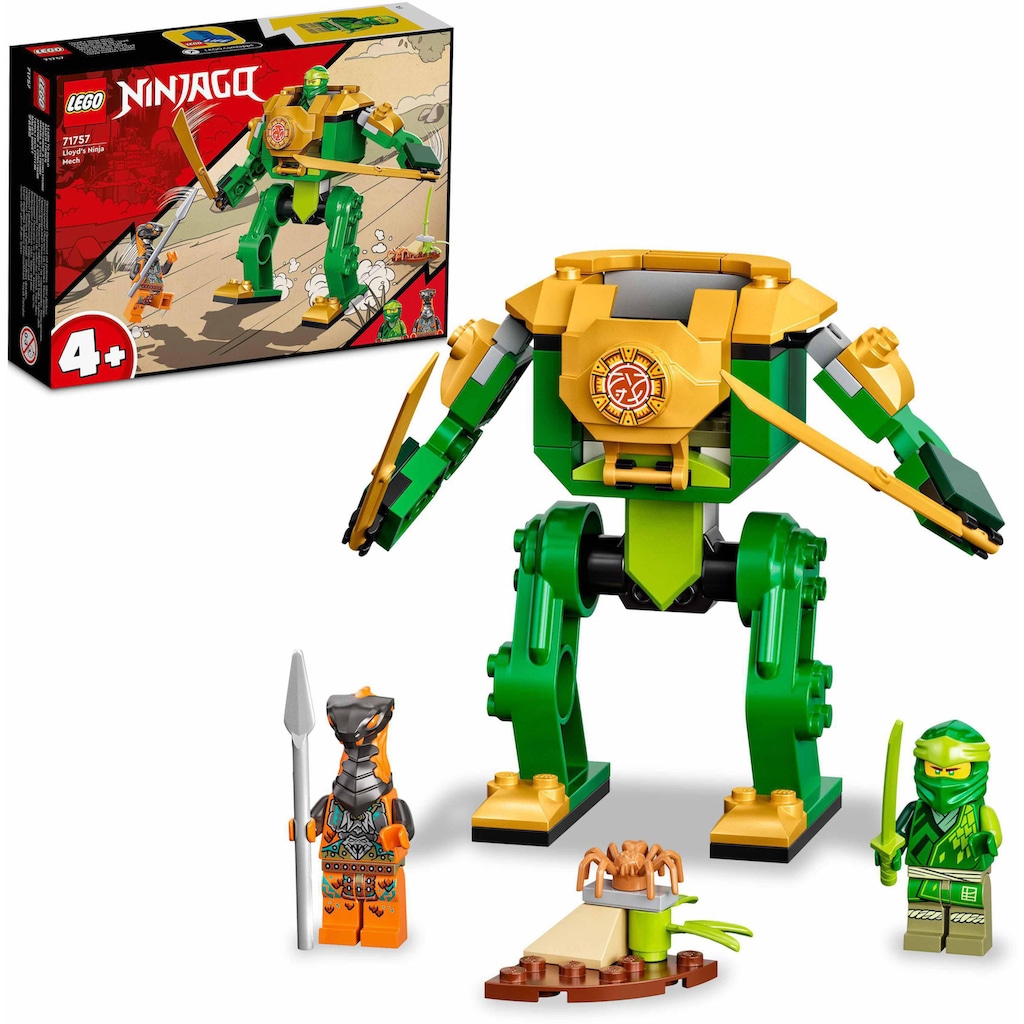 LEGO® Konstruktionsspielsteine »Lloyds Ninja-Mech (71757), LEGO® NINJAGO®«, (57 St.)