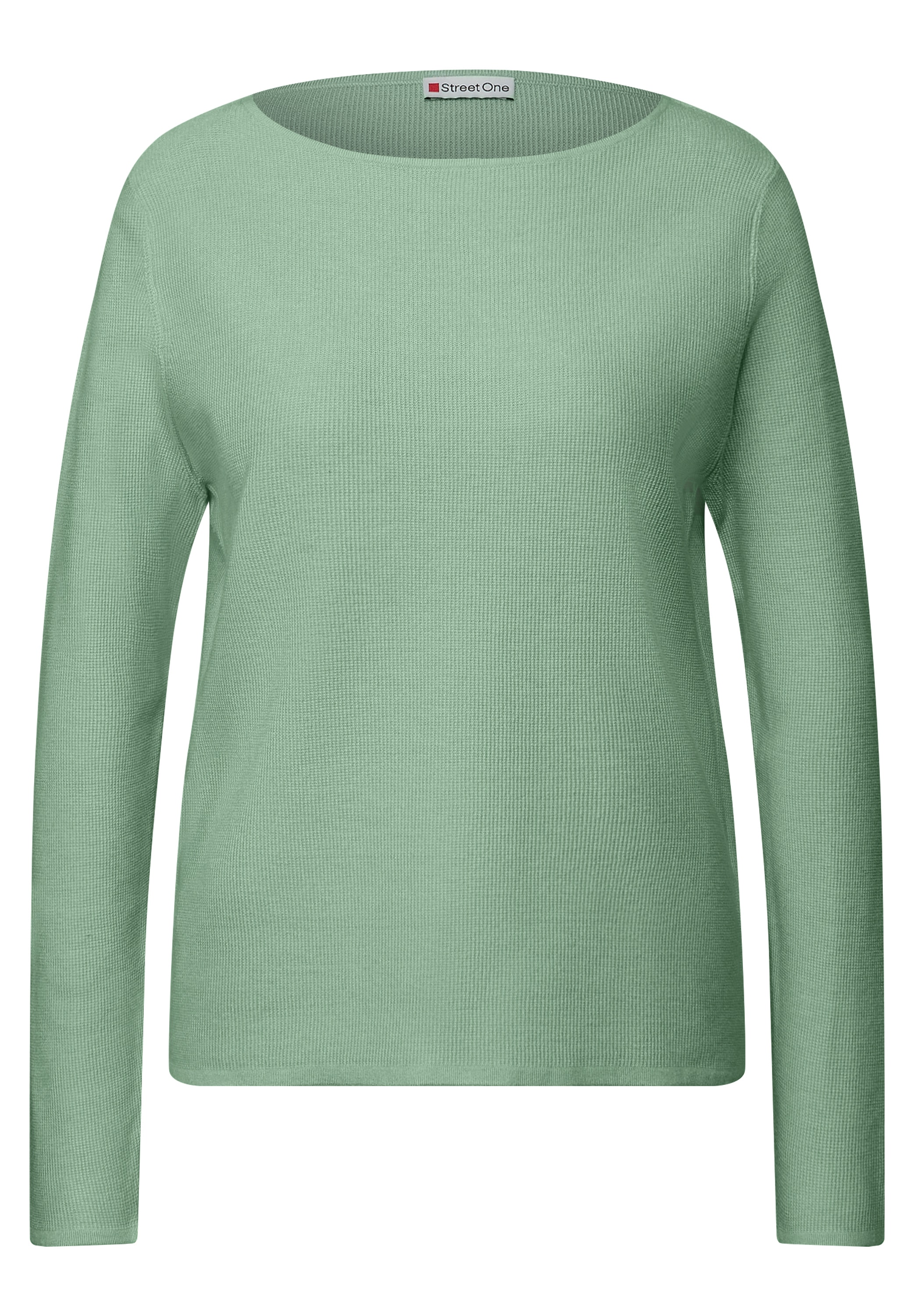 STREET ONE Strickpullover, mit U-Boot-Ausschnitt