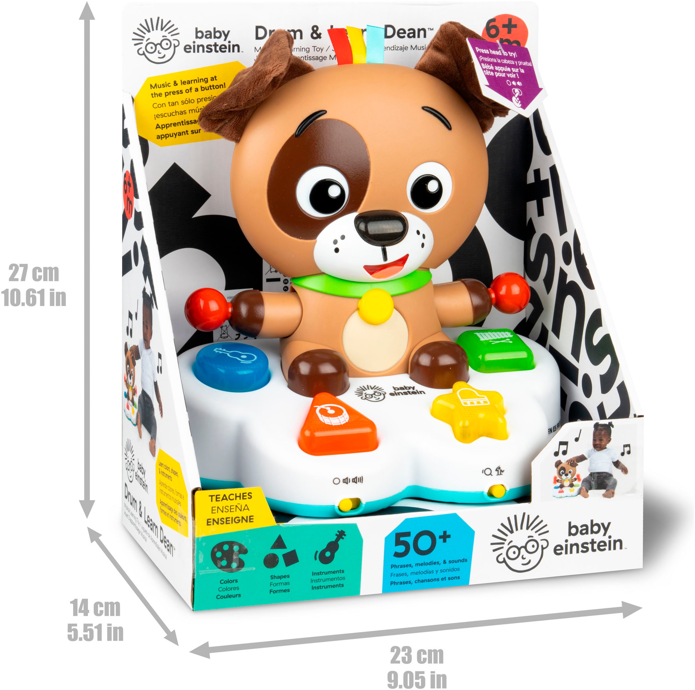 Baby Einstein Lernspielzeug »Drum & Learn Dean  Musical Learning Toy« mit Licht und Sound