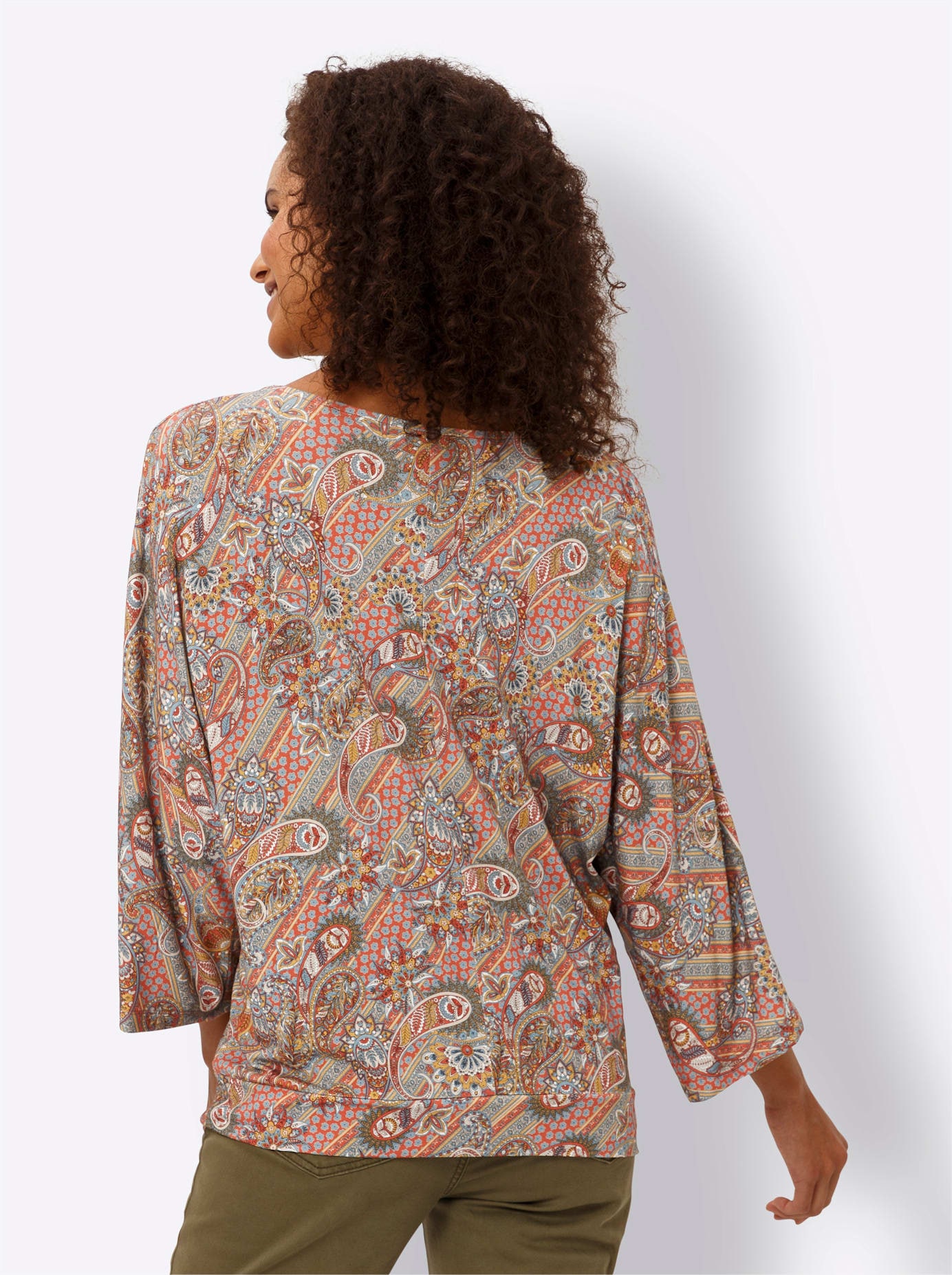 heine Fledermausshirt »Druck-Shirt«, (1 tlg.)