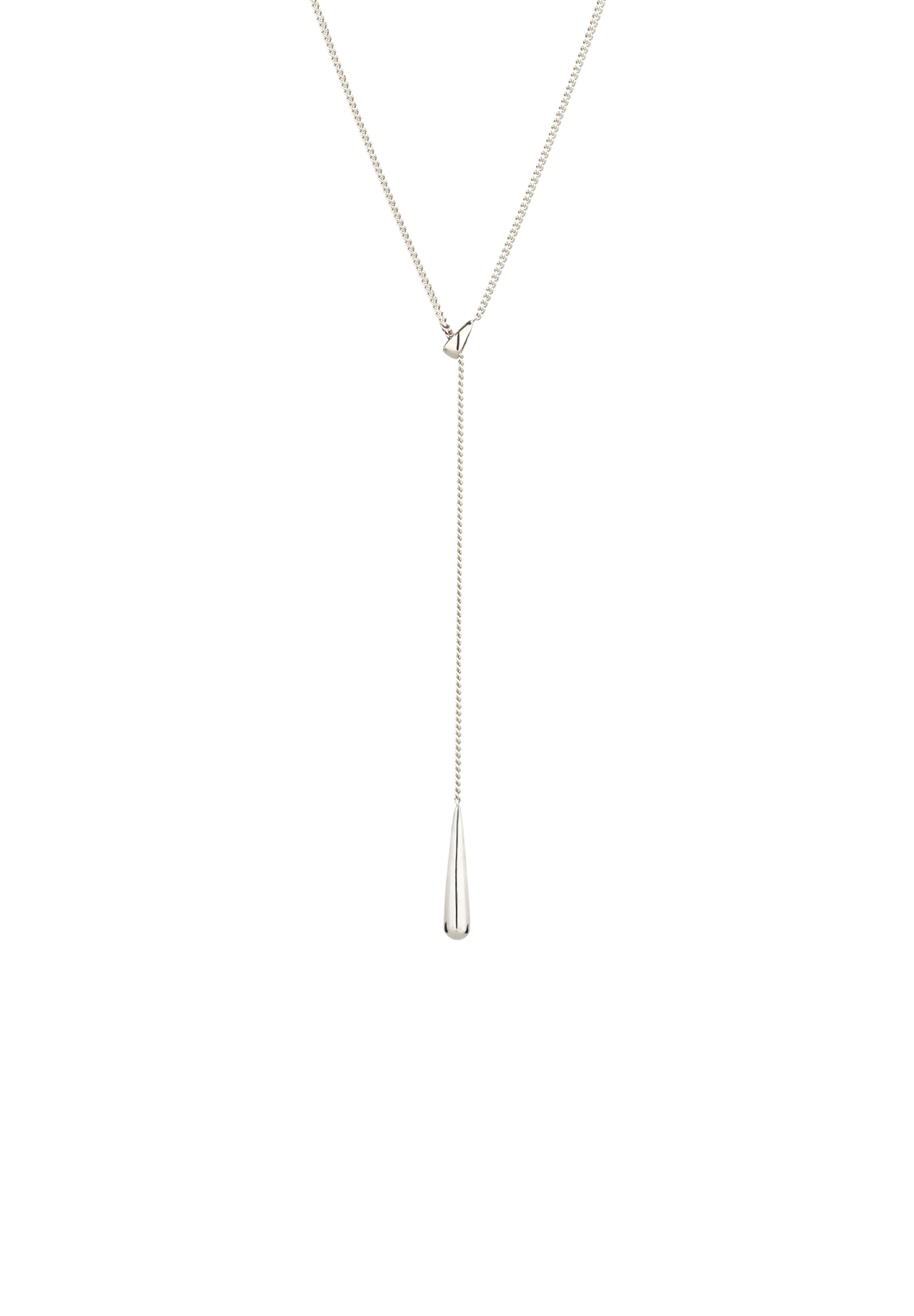 Elli Y-Kette »Halskette Y-Halskette Tropfen mit Kristall von Swarovski(R) Weiß, 925 Sterling Silber«