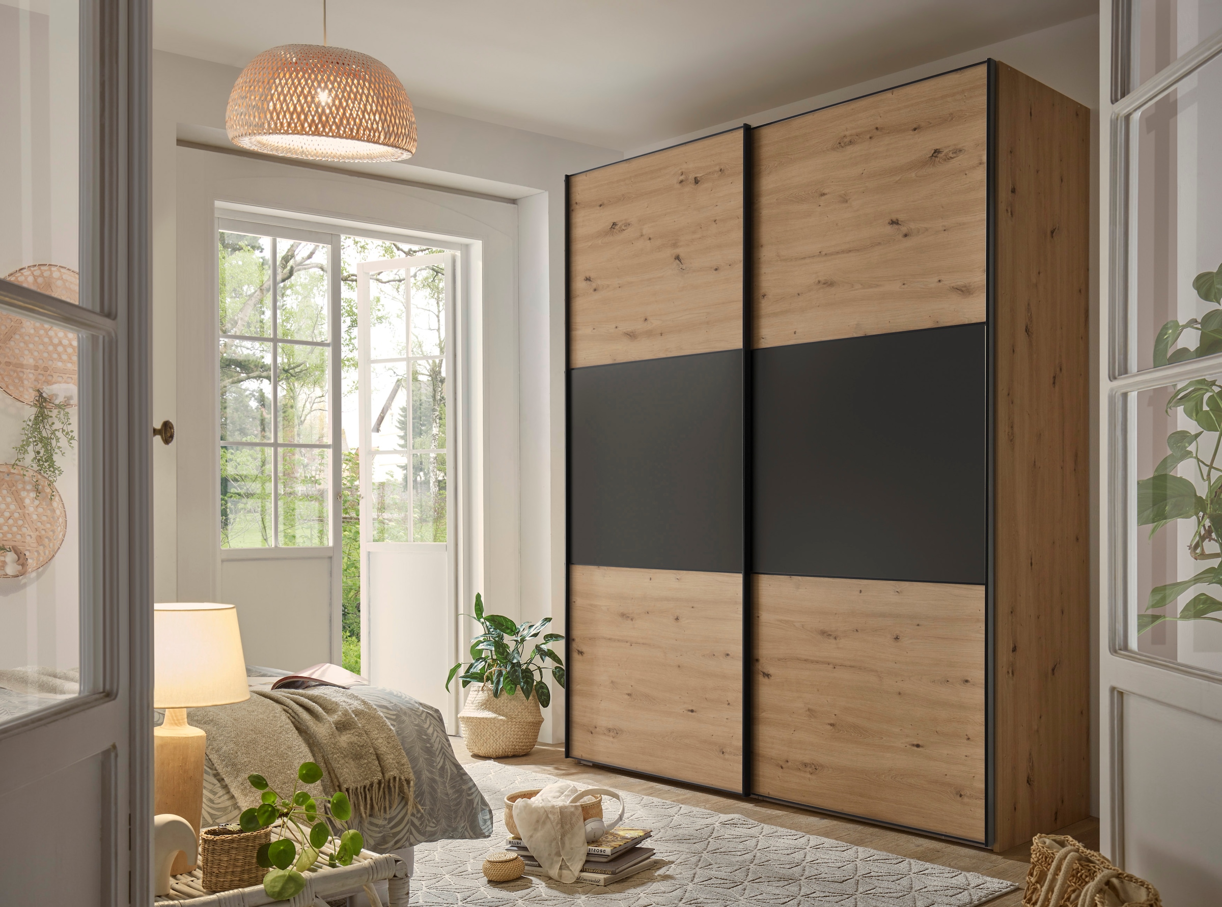 STAUD Schwebetürenschrank »Includo, Made in Germany« Mit vier verschiedenen Ausstattungsvarianten