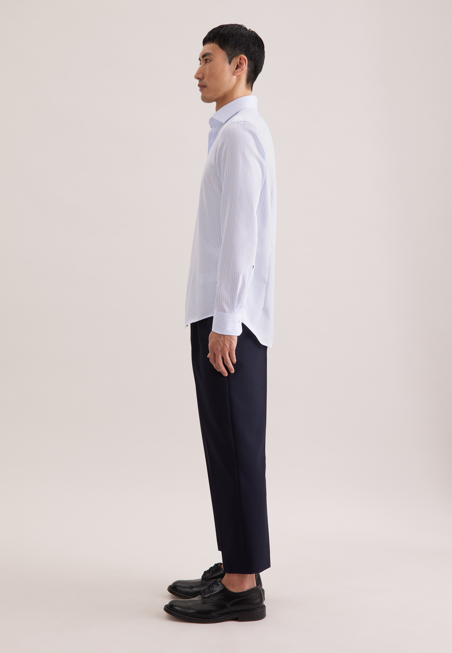 seidensticker Businesshemd »Schwarze Rose« Slim 1/1 Kentkragen Gestreift