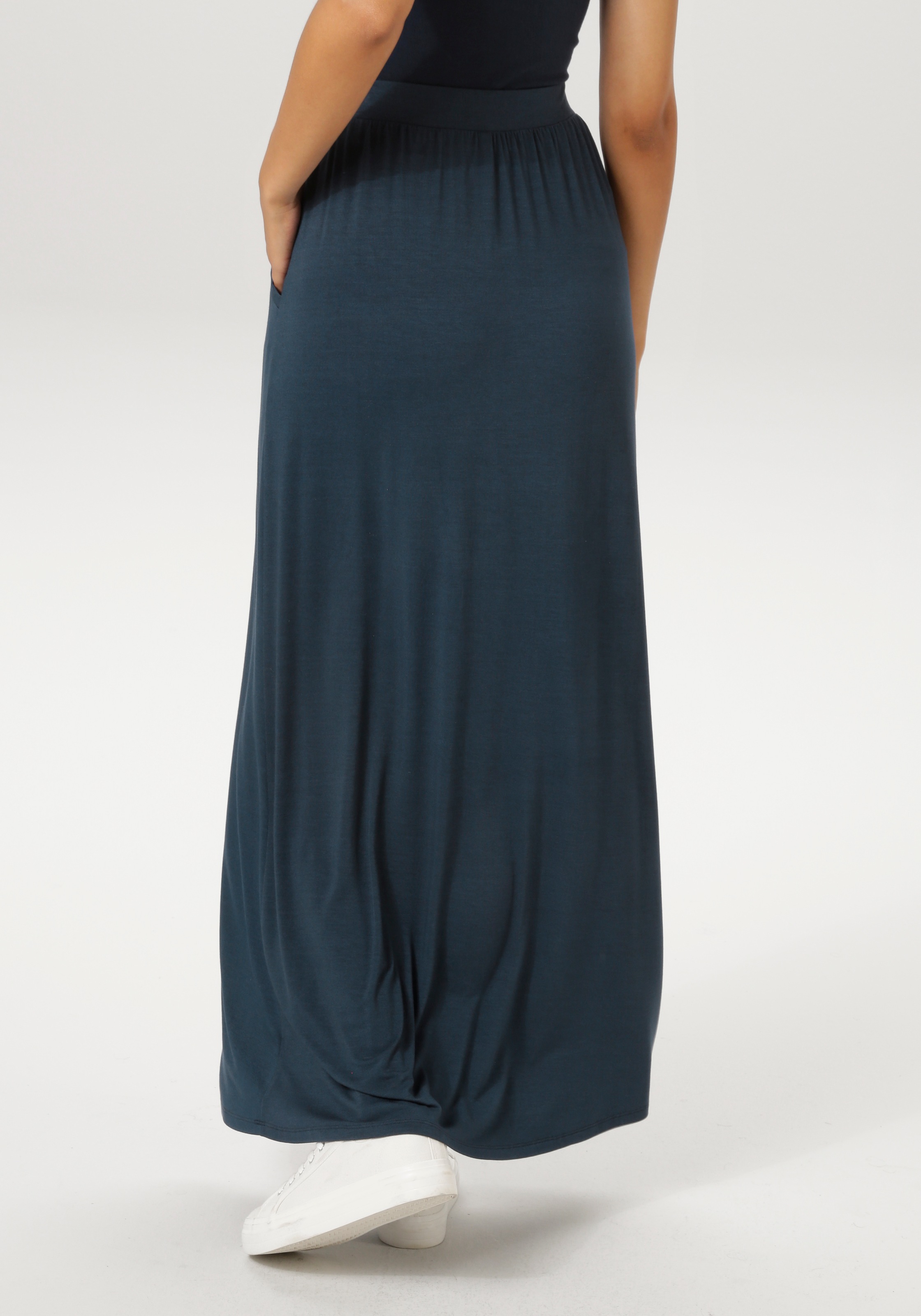 Aniston CASUAL Maxirock im Marine Look