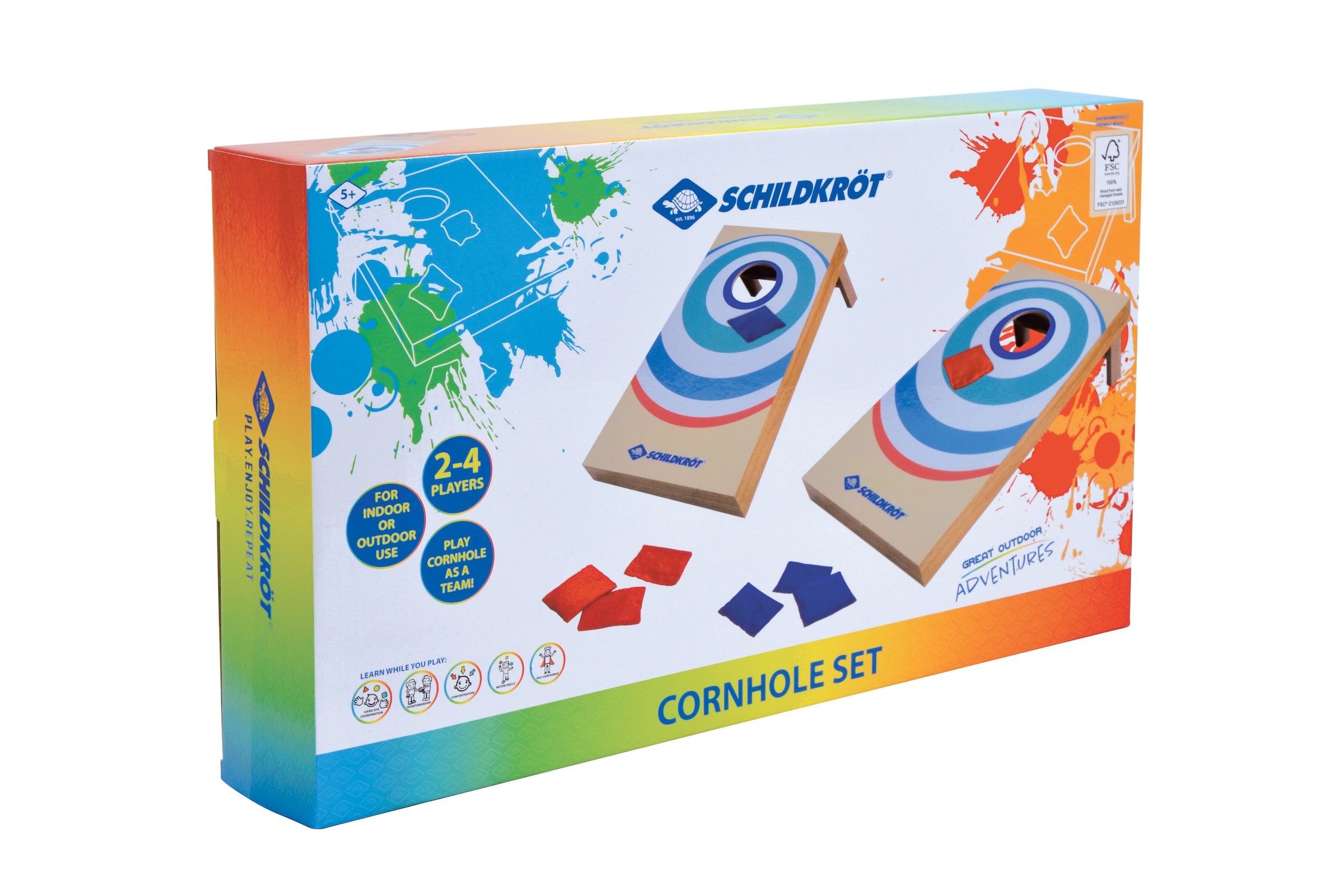 Schildkröt Spiel »Schildkröt Cornhole Set«, (10 tlg.)