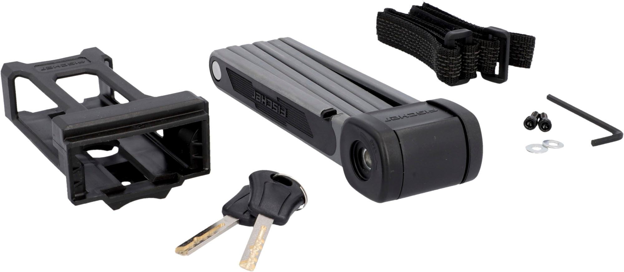 FISCHER Fahrrad Faltschloss »Faltschloss Soft-Touch PROTEC FKS85«