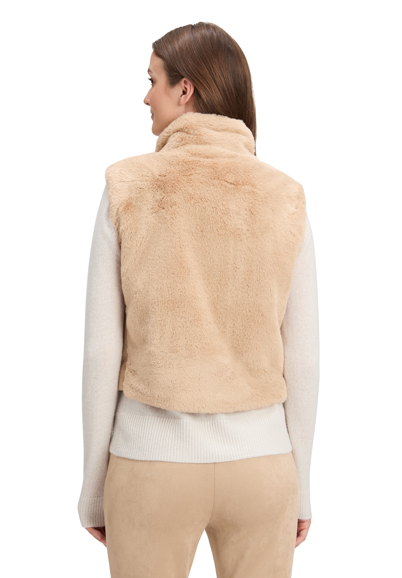 Betty Barclay Fellimitatweste »Plüschweste mit Reißverschluss«