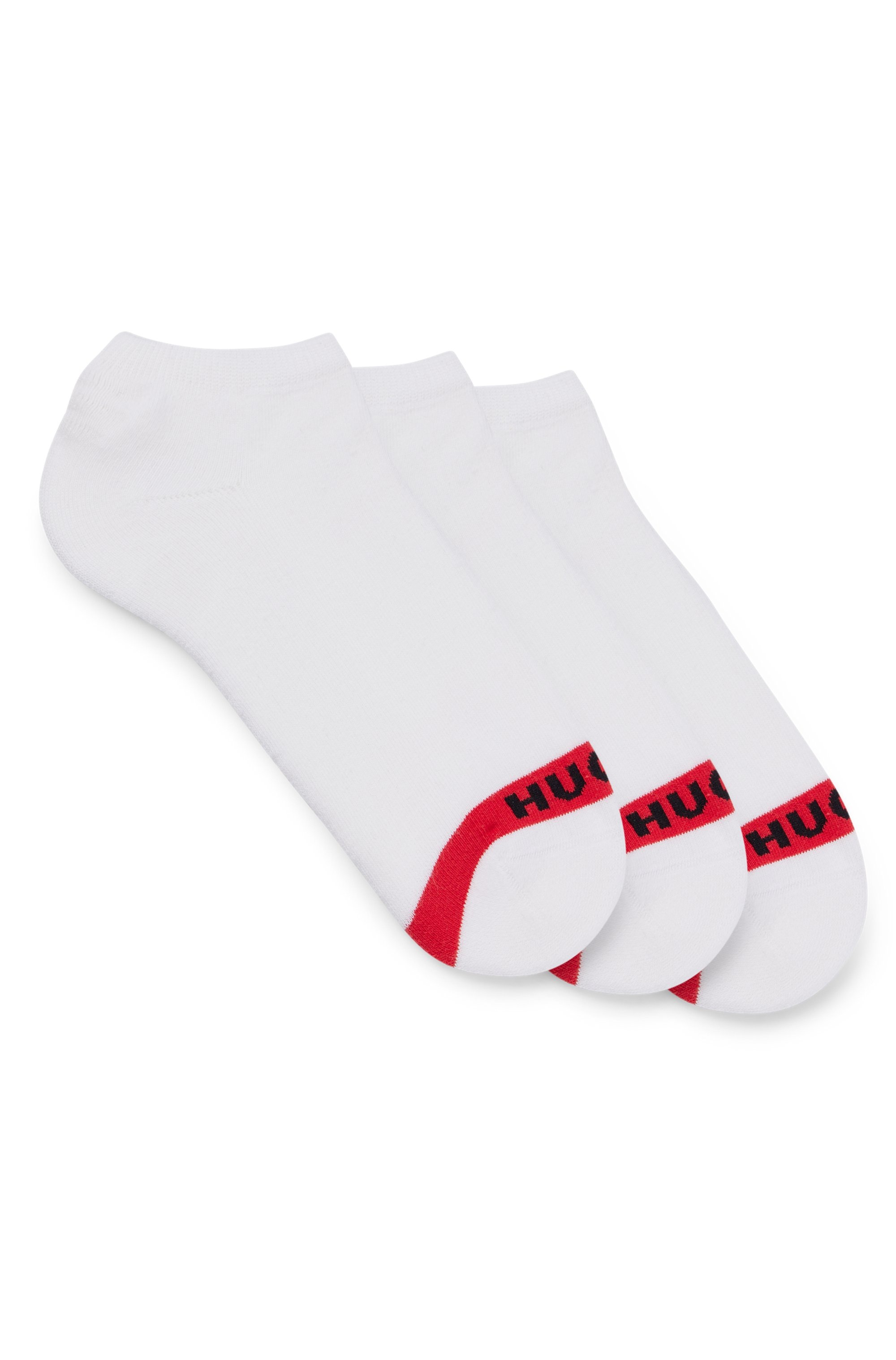 HUGO Underwear Businesssocken »3P LC PLUSH TAPE CC«, (Packung, 3 Paar, 3er), mit HUGO Logostickerei auf rotem Farbstreifen