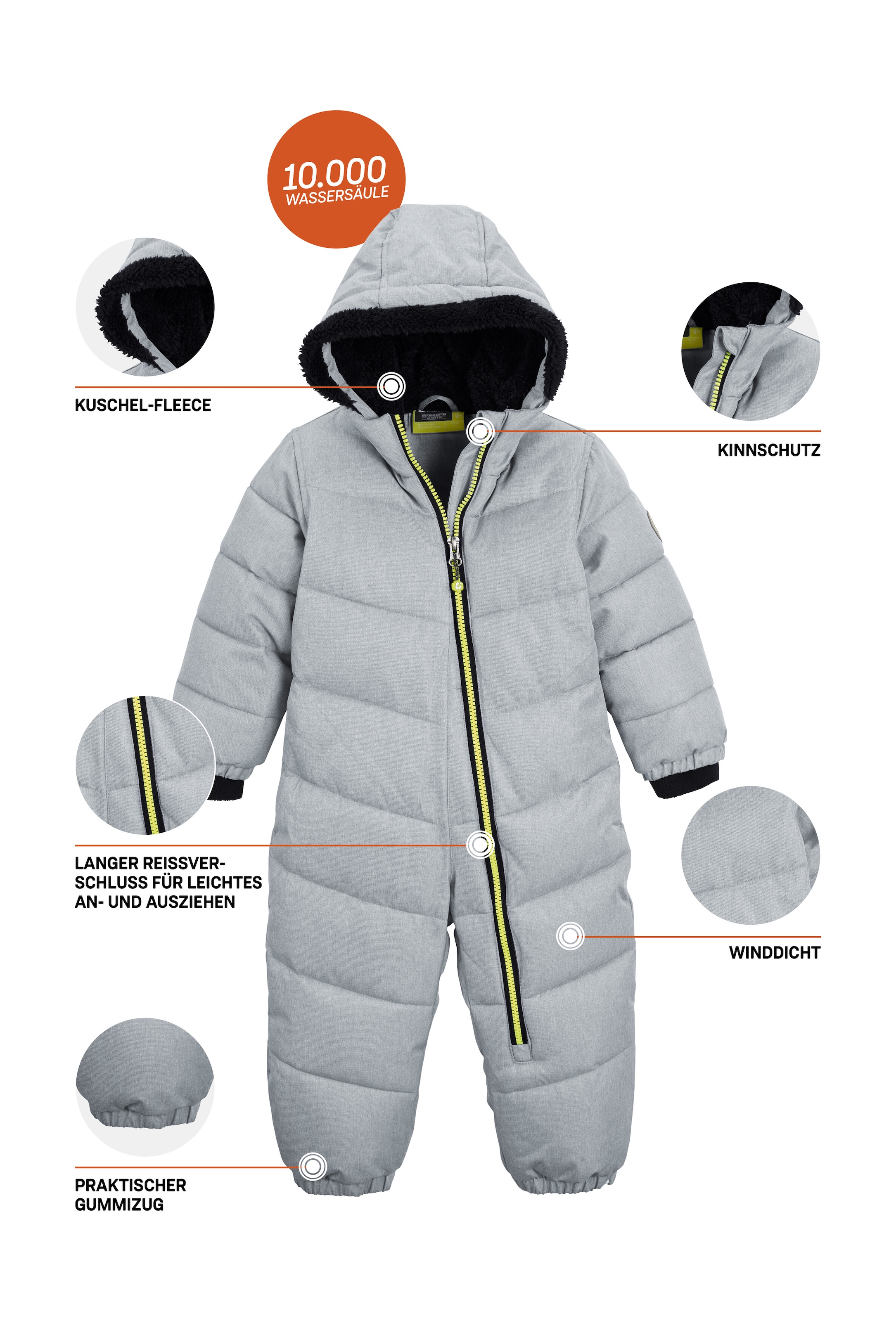 Killtec Schneeoverall »Karter Mini« Schneeanzug: wasserabweisend, winddicht, warm, leicht anzuziehen