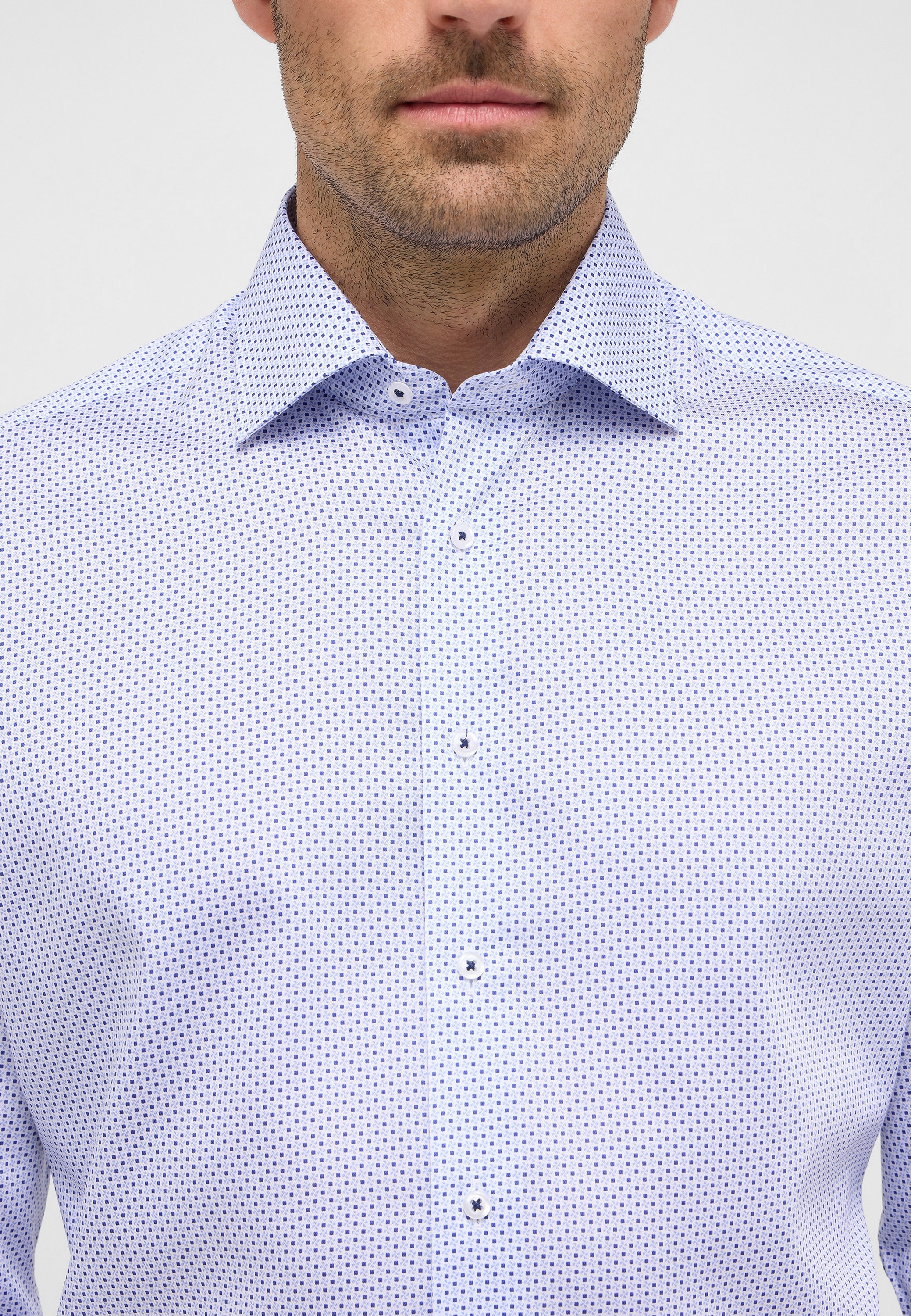 Eterna Langarmhemd »MODERN FIT« NON IRON (bügelfrei)