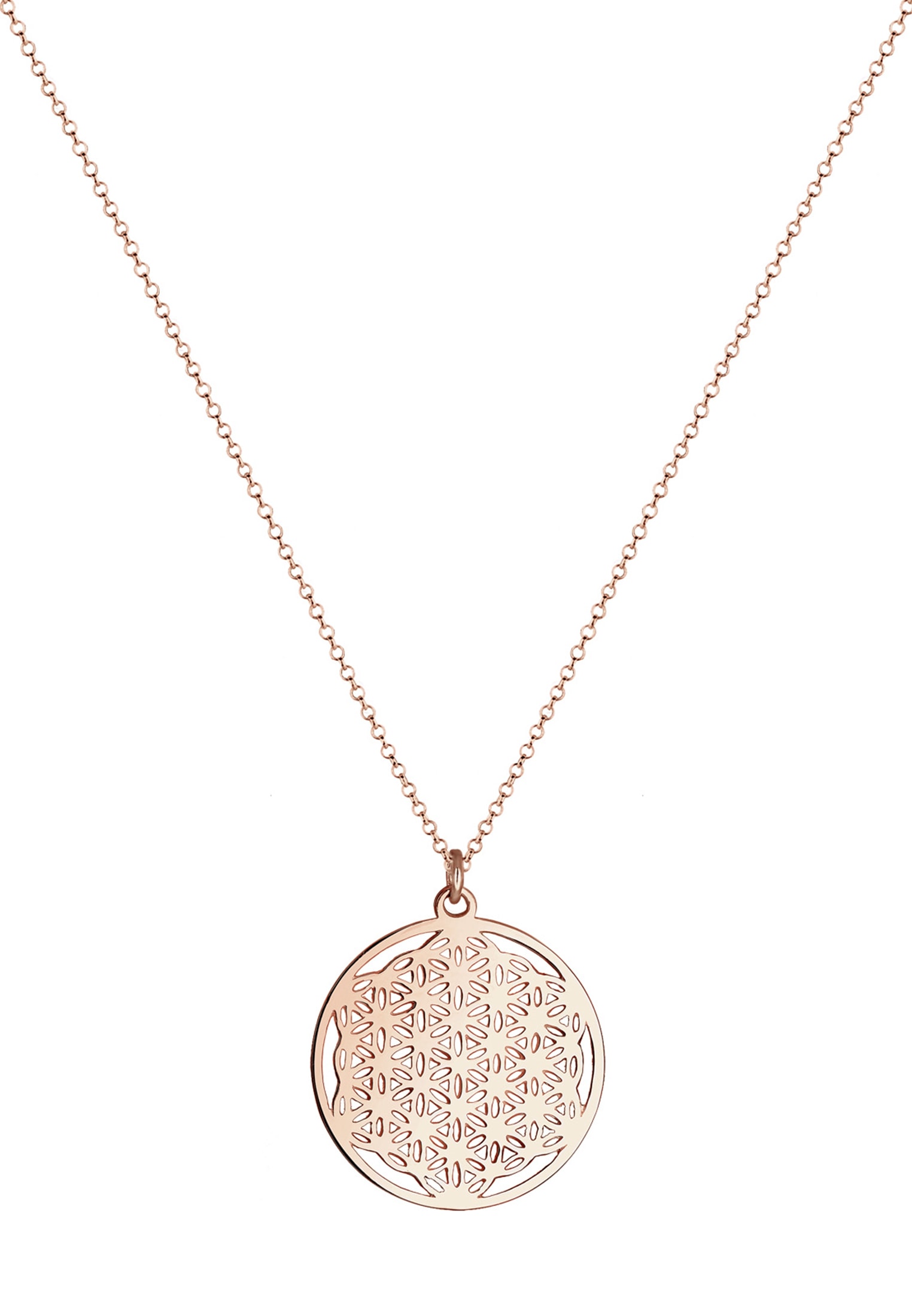 Elli Lange Kette »Halskette Anhänger Ornament 925 Sterling Silber«
