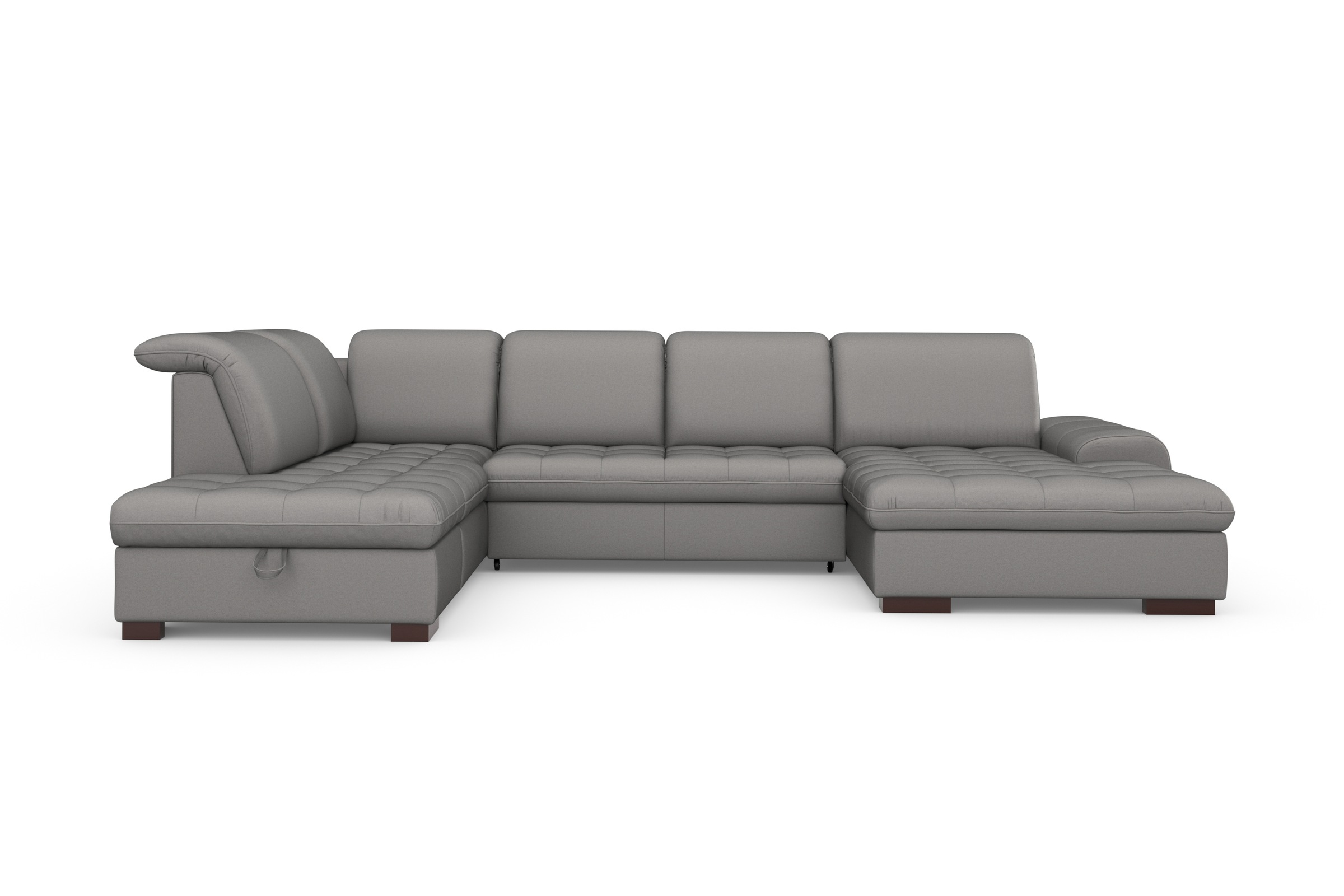 sit&more Wohnlandschaft »Luxor U-Form«, wahlweise mit Bettfunktion, Bettkasten und Kopfteilverstellung