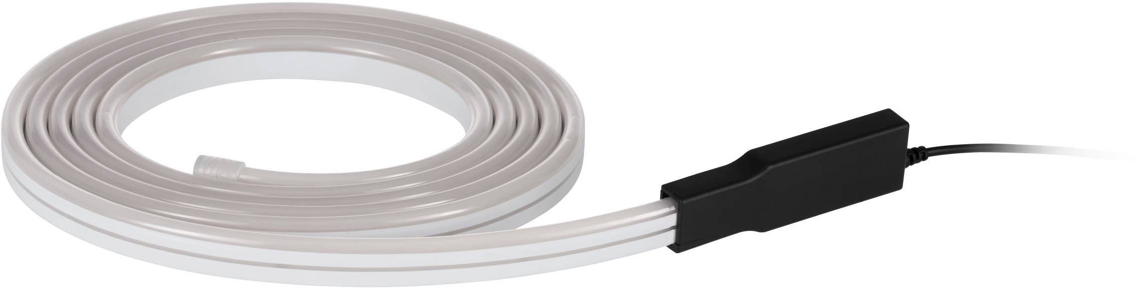 EGLO LED-Streifen »Flatneon-z LED Stripe, ZigBee, LED Streifen, Sprachsteuerung, IP44« 1 Stk.-flammig Leuchtband/-stab - L300 x B1,8 x H0,8 cm - weiß - 21W inkl.