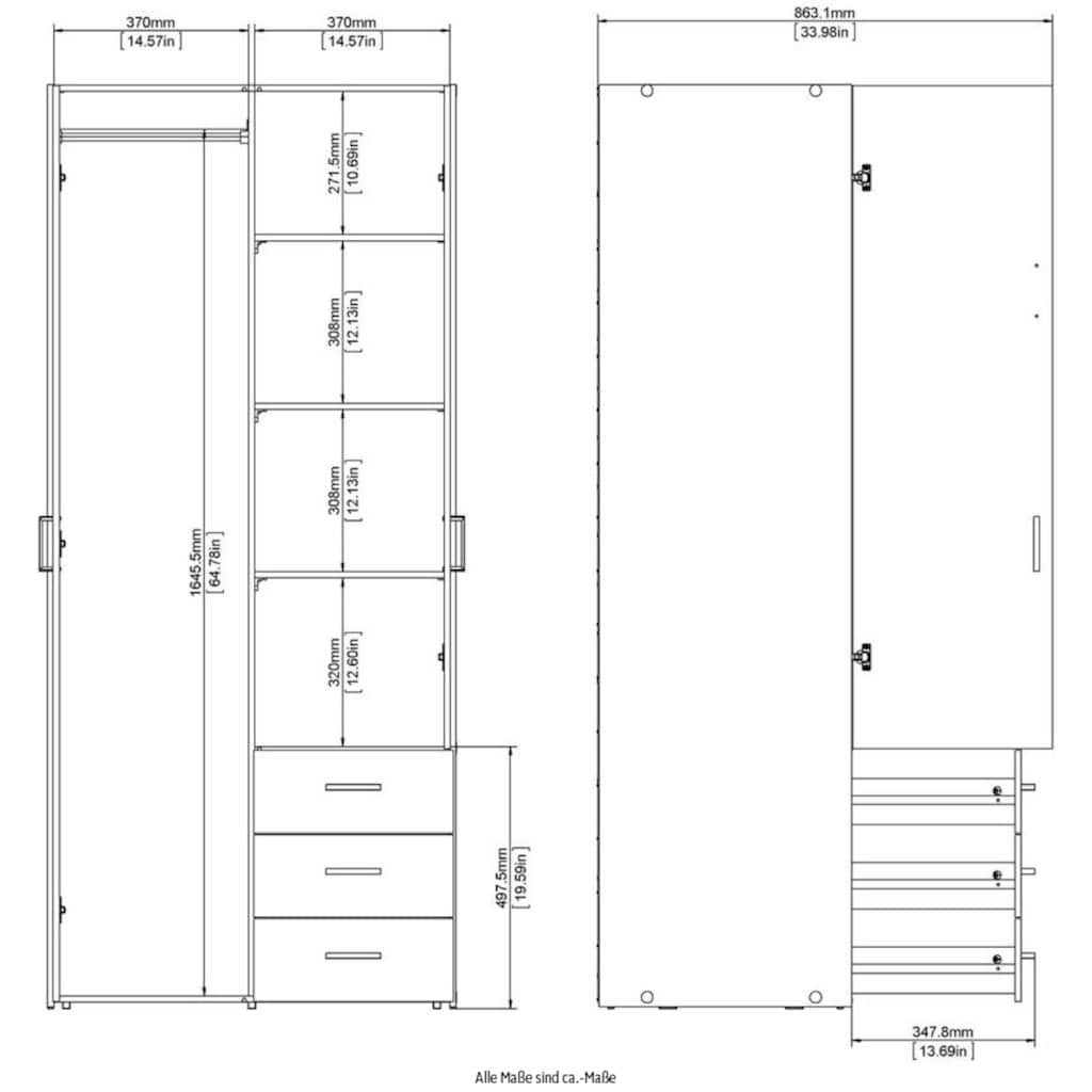 Home affaire Kleiderschrank