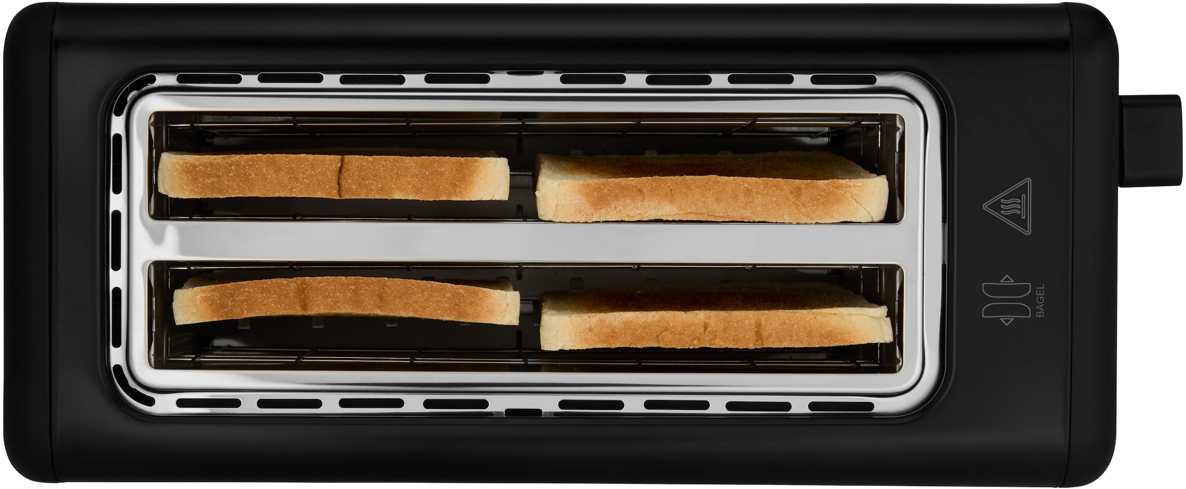 Medion® Toaster »Langschlitztoaster, MD12103, LED Sensor-Touch-Display« 2 lange Schlitze für 4 Scheiben 1450 W abnehmbarer Brötchenaufsatz