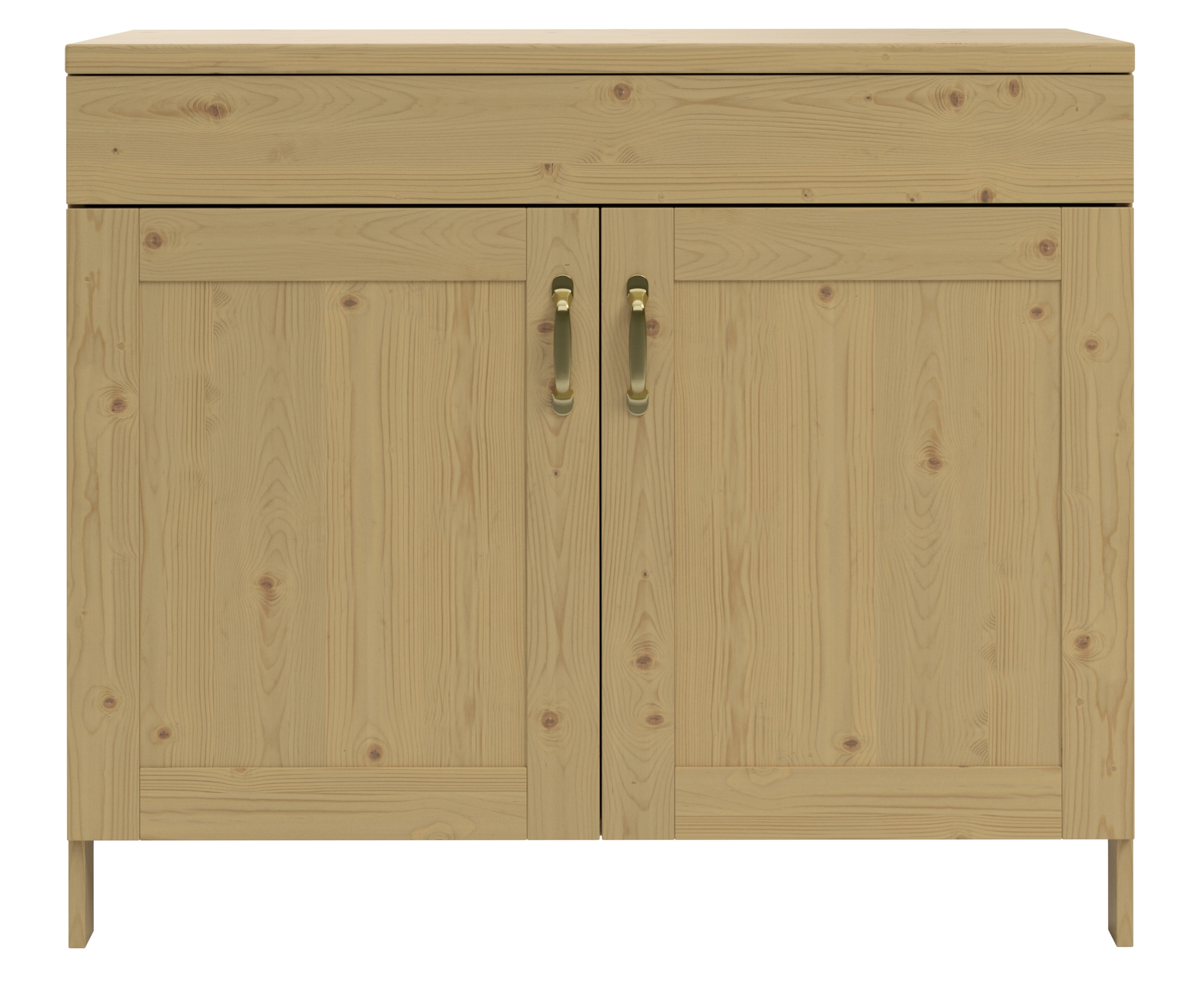 Home affaire Spülenschrank »Alba«, (1 St.), Breite 100 cm, Kiefer massiv, 2 Türen