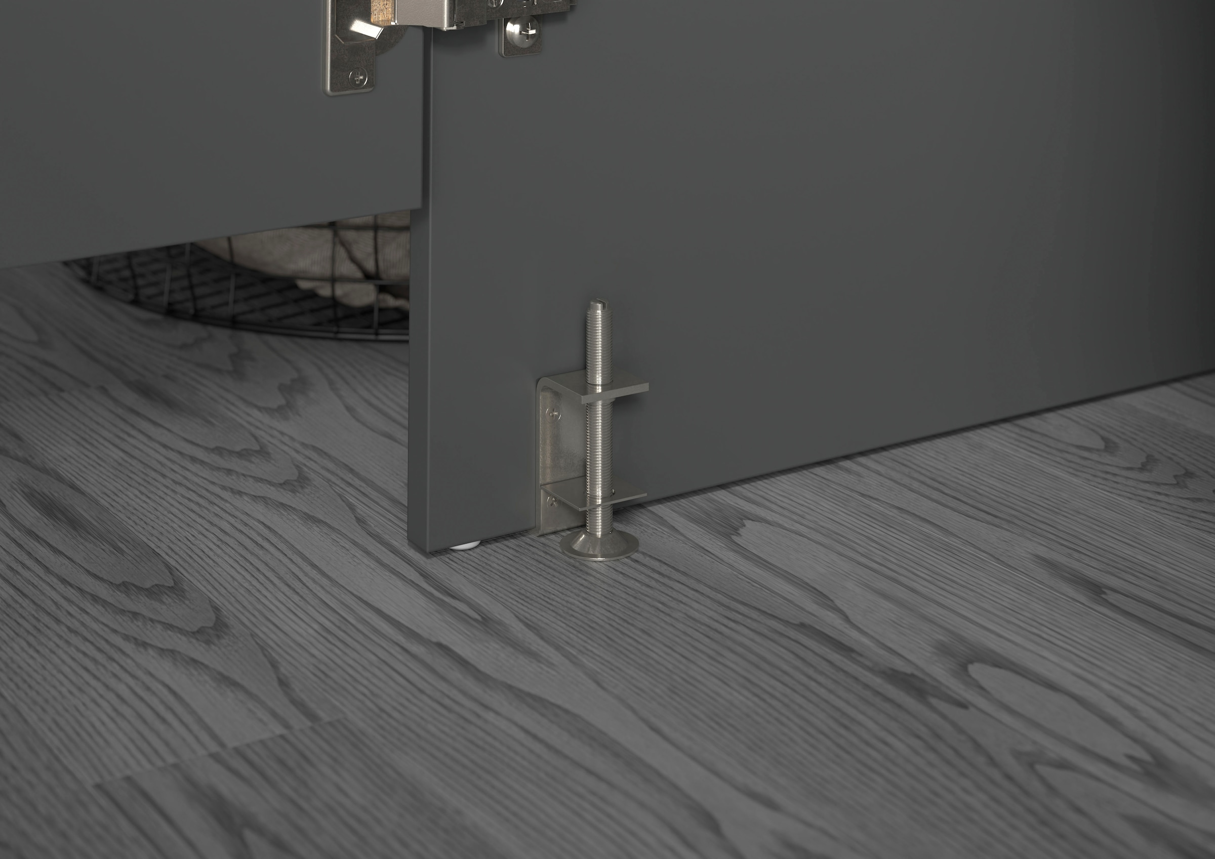 welltime Badmöbel-Set »FALAS, TOPSELLER!, 4-teilig, Hauswirtschaftsraum Set, Breite 126 cm« Set, Wäschschrank, Waschmaschinenumbauschrank, Standregal, Hängeschrank, 4 Stk. tlg.