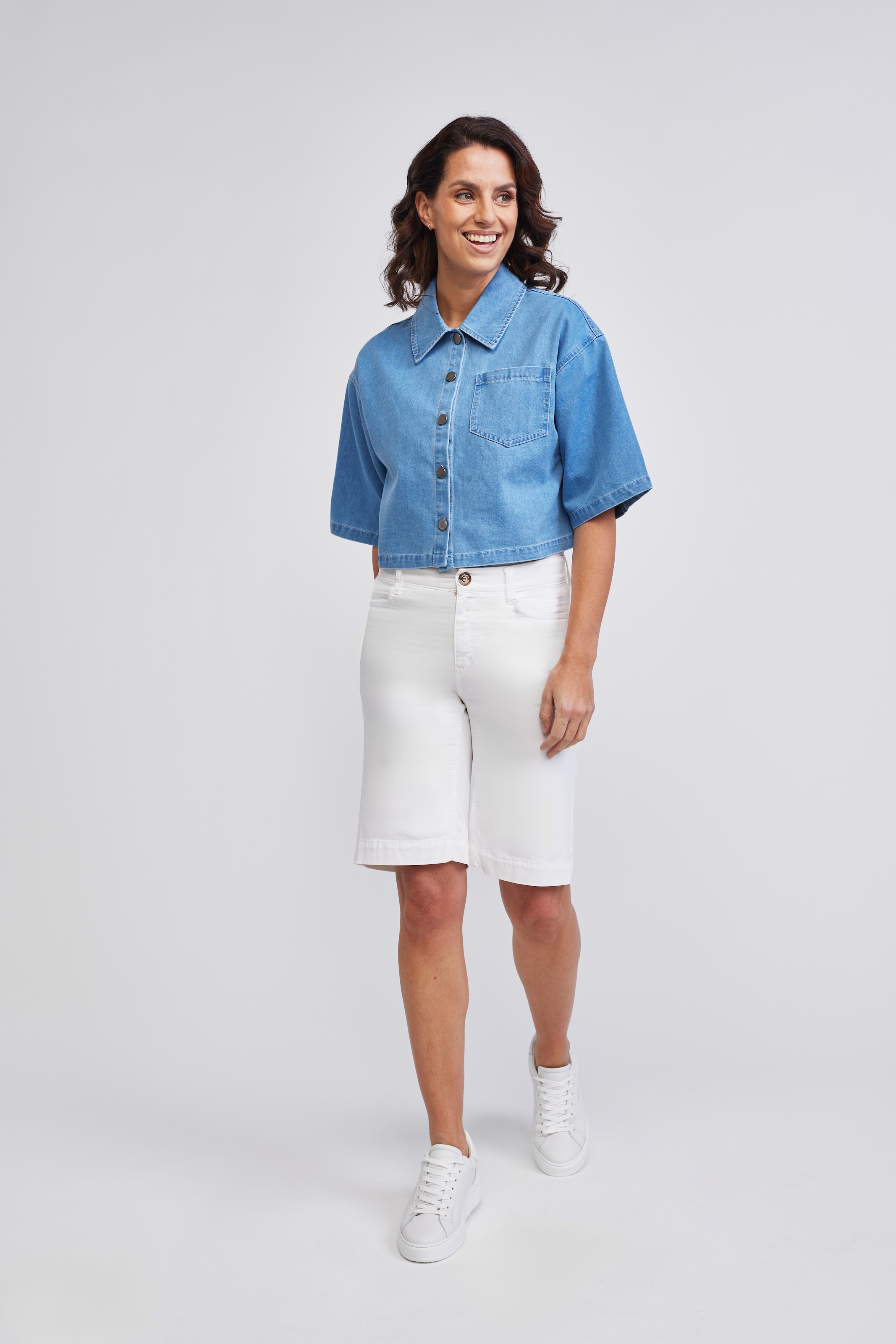 wonderjeans Bermudas  mit Stretch