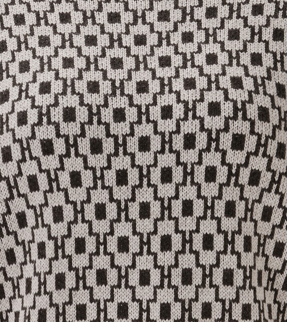 Aniston CASUAL Strickpullover mit grafischem Muster im Retro-Look - NEUE KOLLEKTION