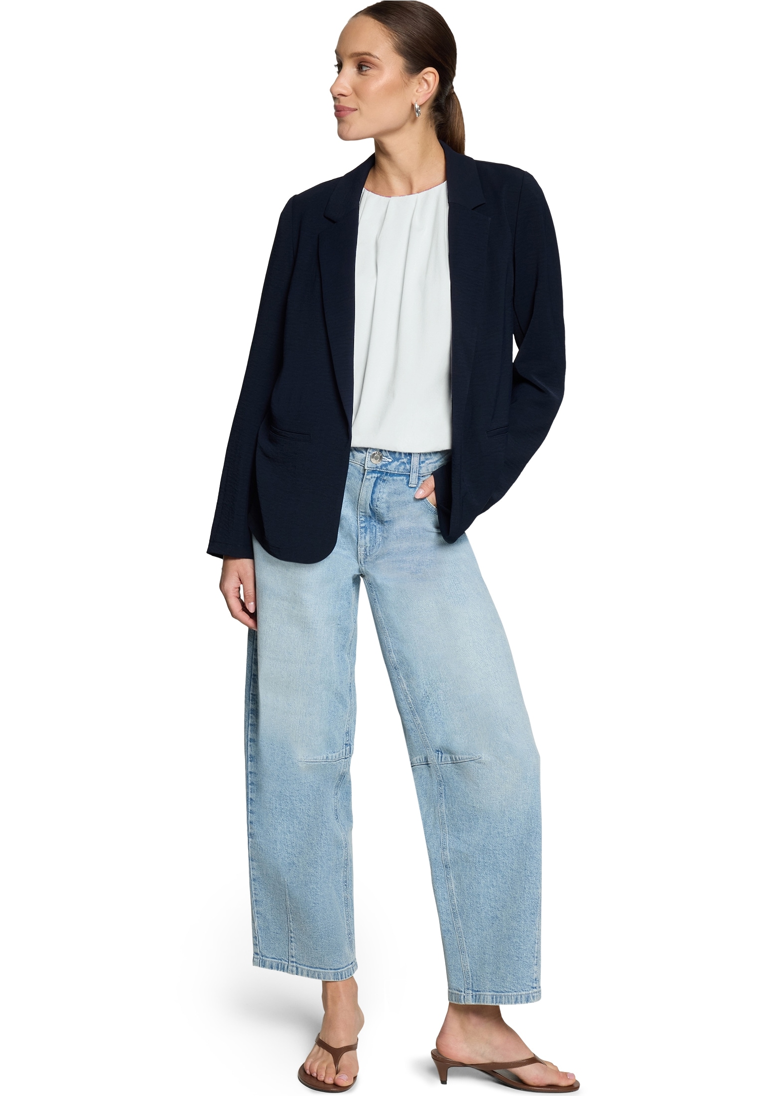 Zero Jackenblazer »Casual-Blazer gerader Schnitt«