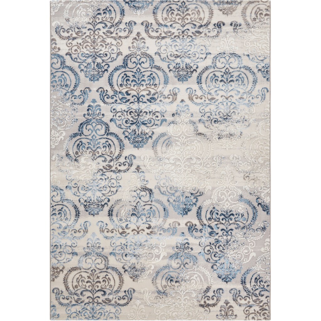 MINT RUGS Teppich »Favio«, rechteckig, Kurzflor, orientalischer Ornamenten Design, Used Look