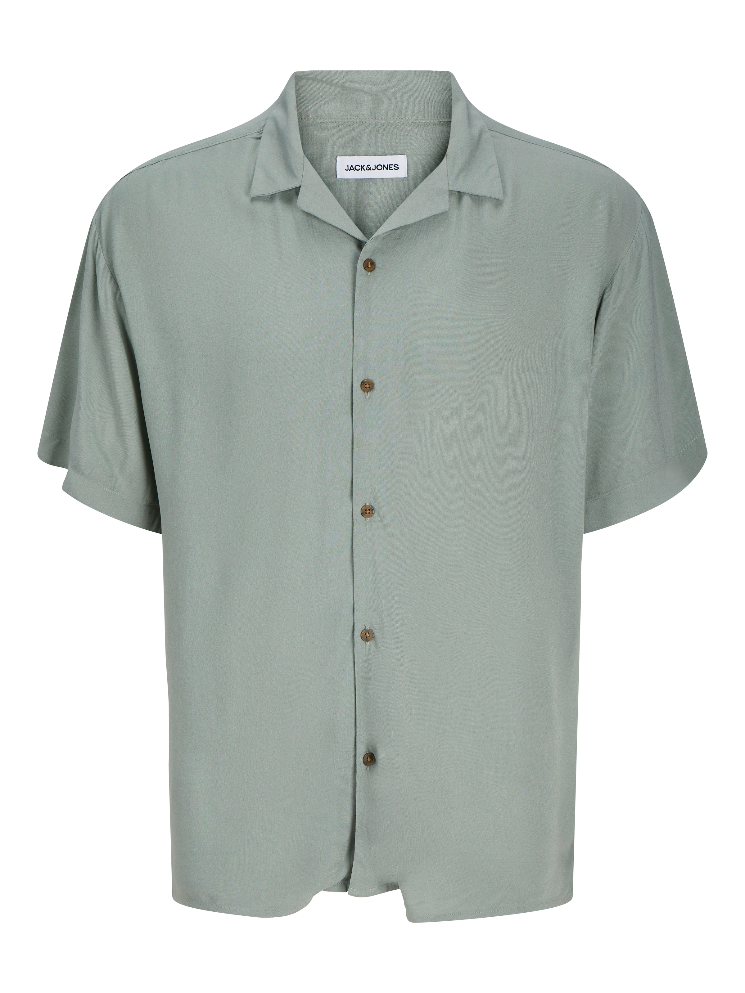 Jack & Jones Kurzarmhemd »JJEJEFF SOLID RESORT SHIRT S/S SN«, mit Resort Kragen
