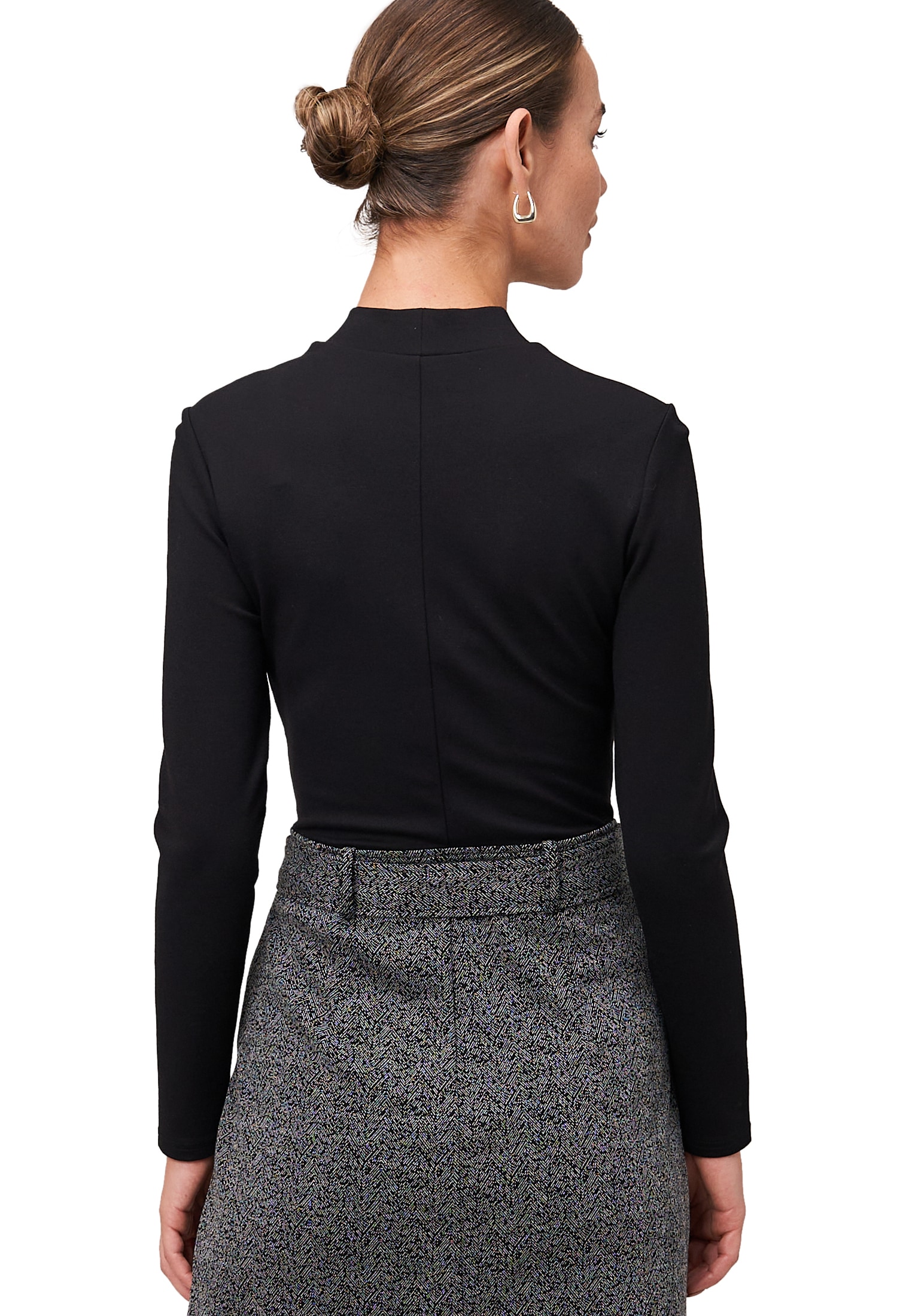 Zero Minikleid »Minikleid 2 in 1 Optik Fischgrätenmuster«