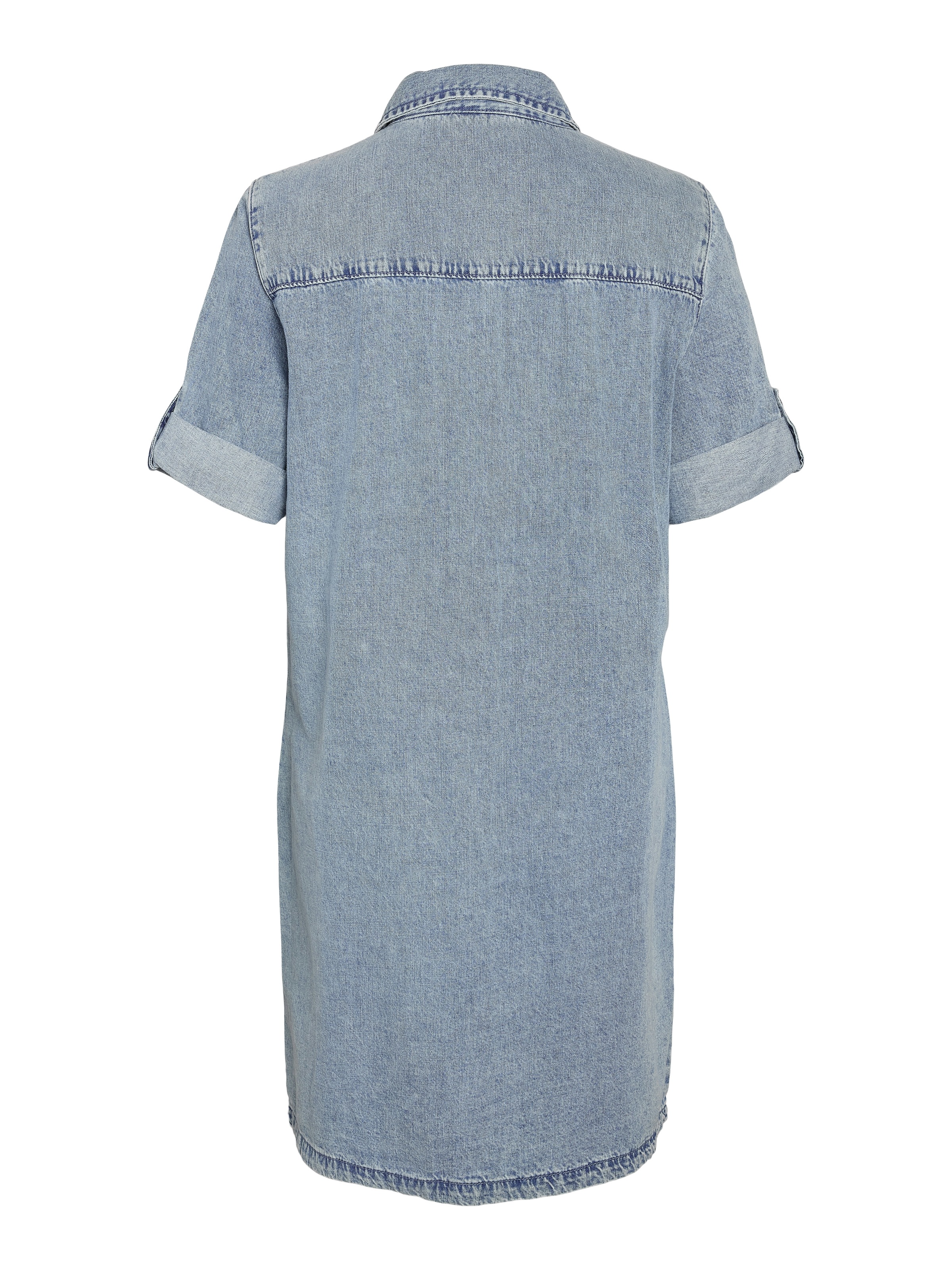 Noisy may Jeanskleid »NMNEW SIGNE S/S DENIM DRESS VI003LB NOOS« Brusttaschen