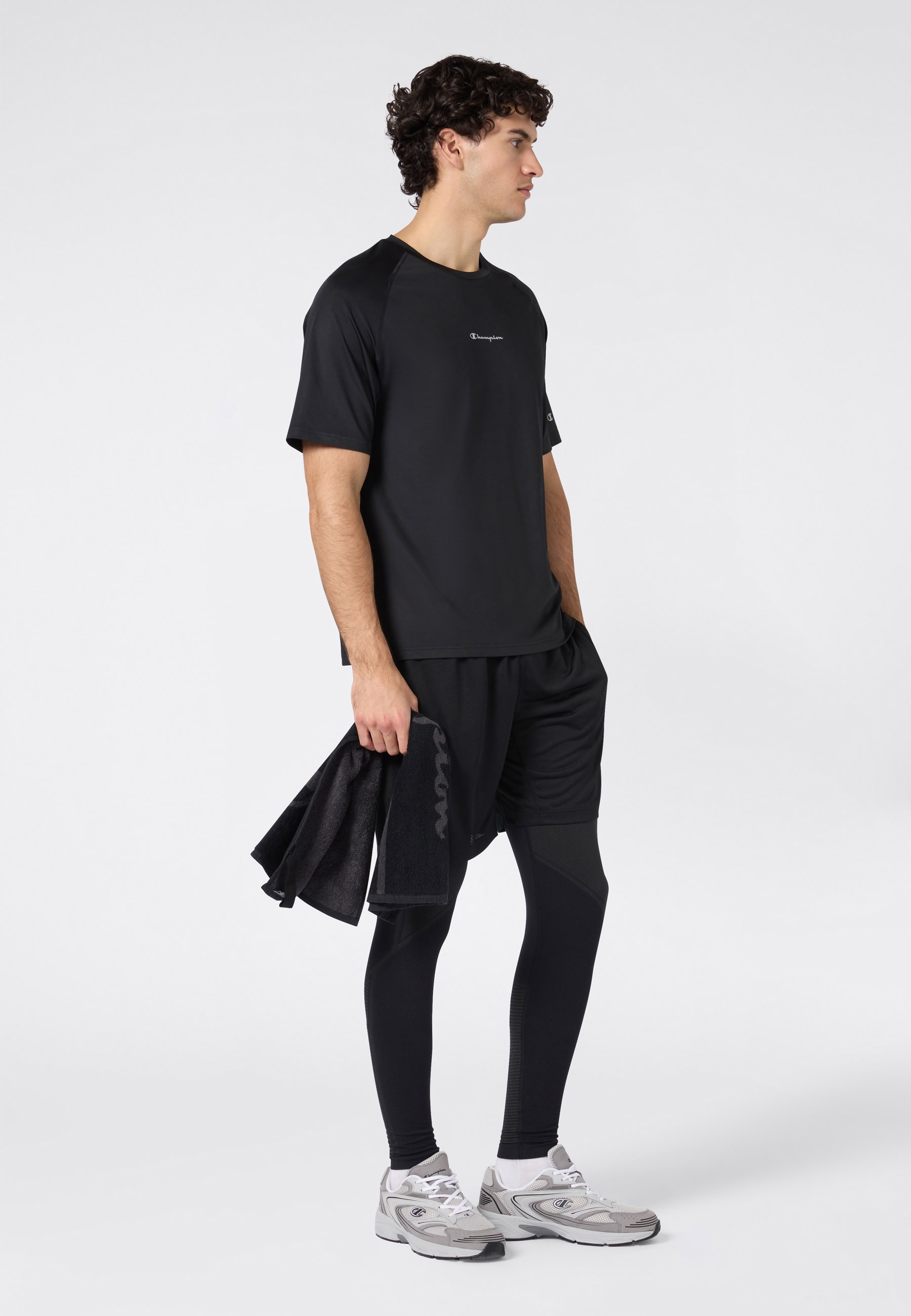 Champion Trainingsshirt »PERFORMANCE Light Stretch Lycra T-Shirt« kurze Ärmel, atmungsaktiv, schnell trocknend