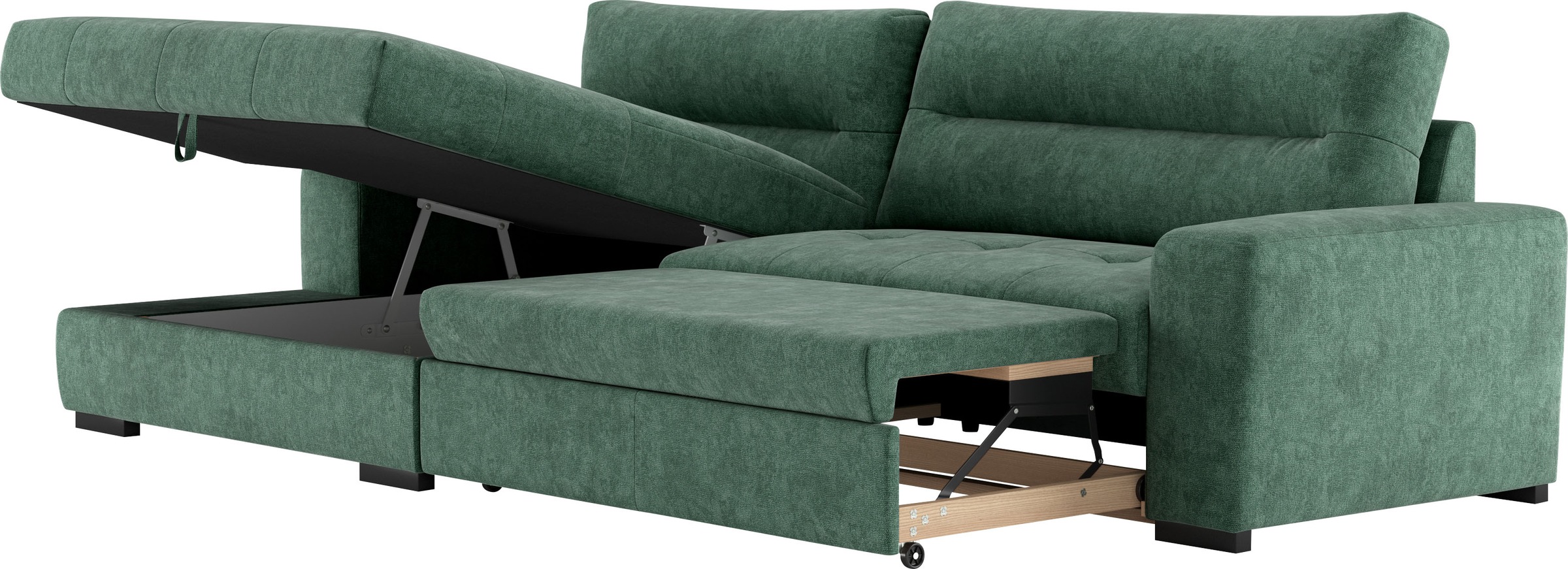 COTTA Ecksofa »Cappa L-Form«, wahlweise mit Bettfunktion & Bettkasten