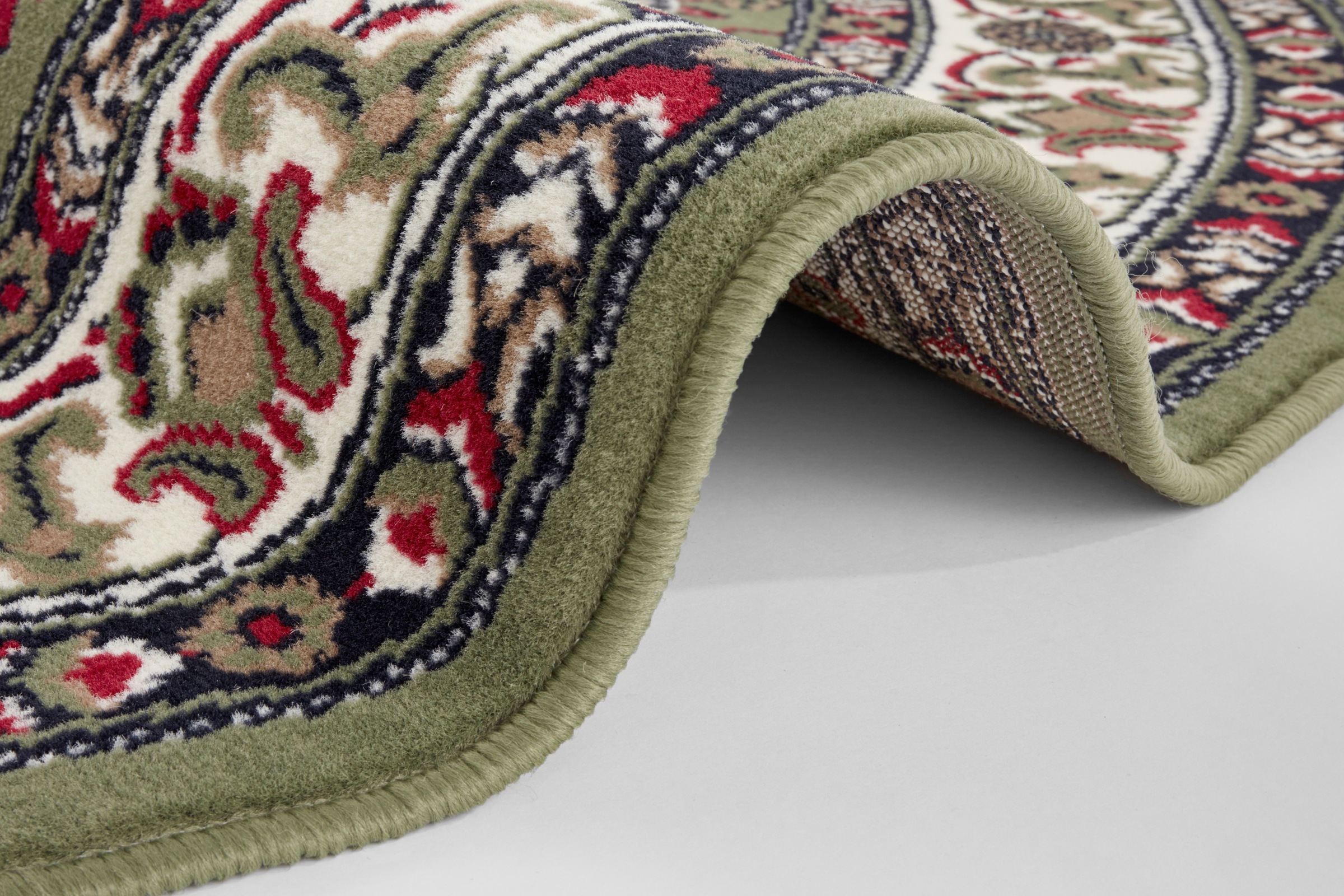 HANSE Home Teppich »Parun Täbriz«, rund, 9 mm Höhe, Kurzflor, Orient, Teppich, Vintage, Esszimmer, Wohnzimmer, Flur