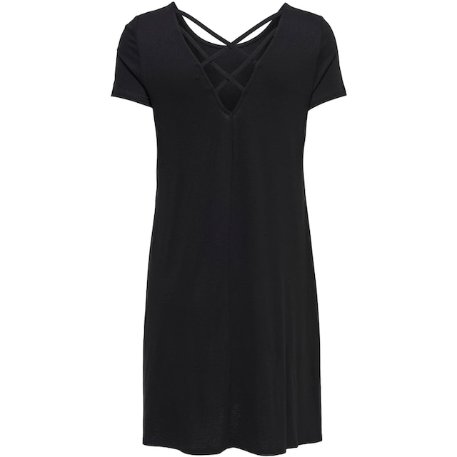 ONLY Minikleid »ONLBERA BACK LACE UP S/S DRESS JRS NOOS« bei ♕