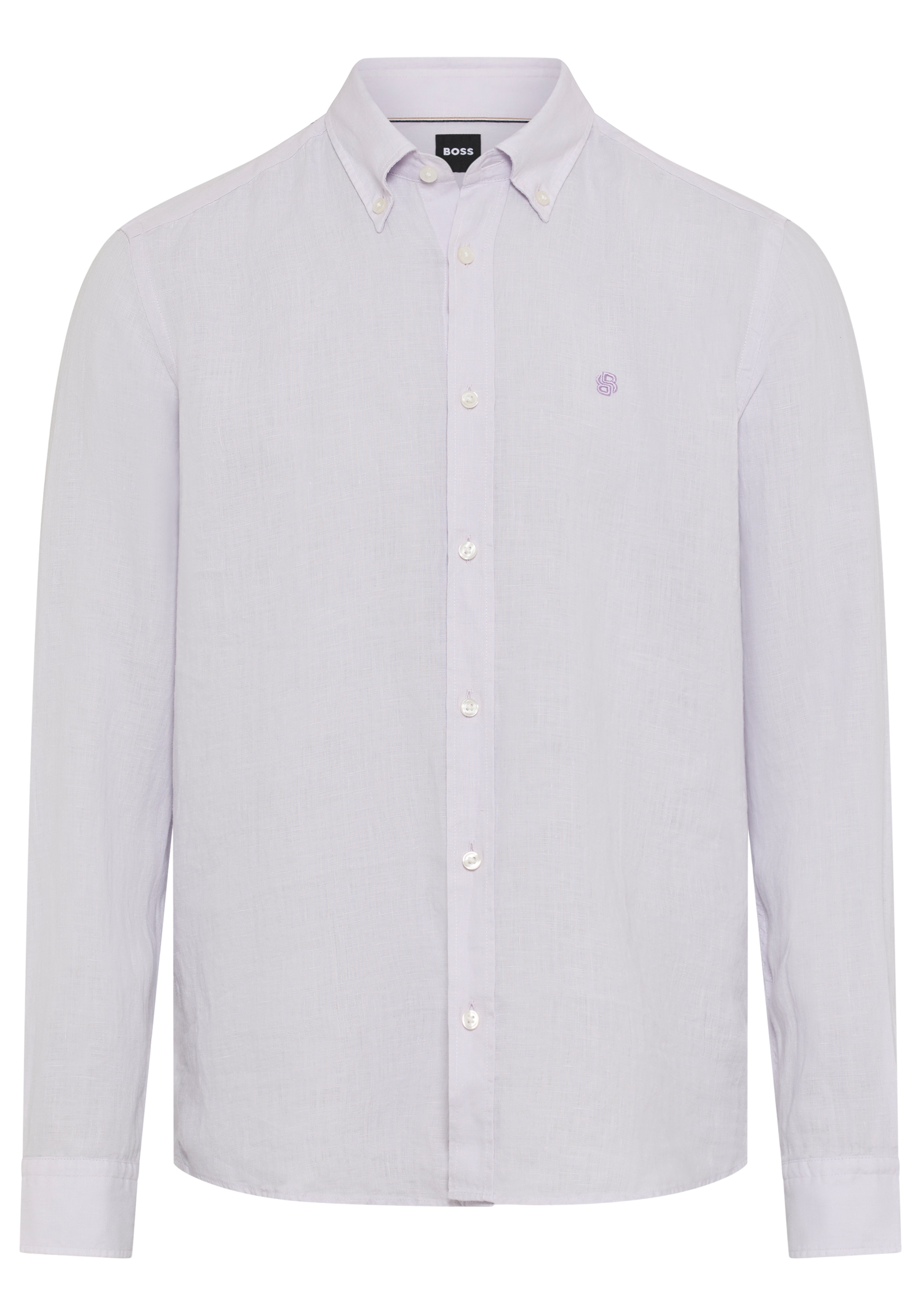 BOSS Leinenhemd »LIAM« 100% Leinen mit Button-Down-Kragen, regular fit