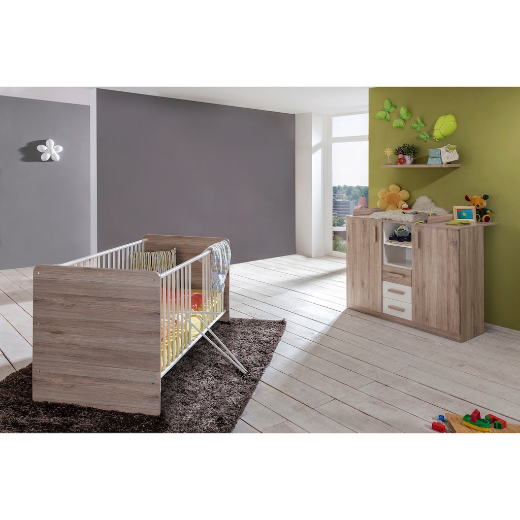 Wimex Babymöbel-Set »Bergamo«, (Spar-Set, 2 St.), Bett + Wickelkommode