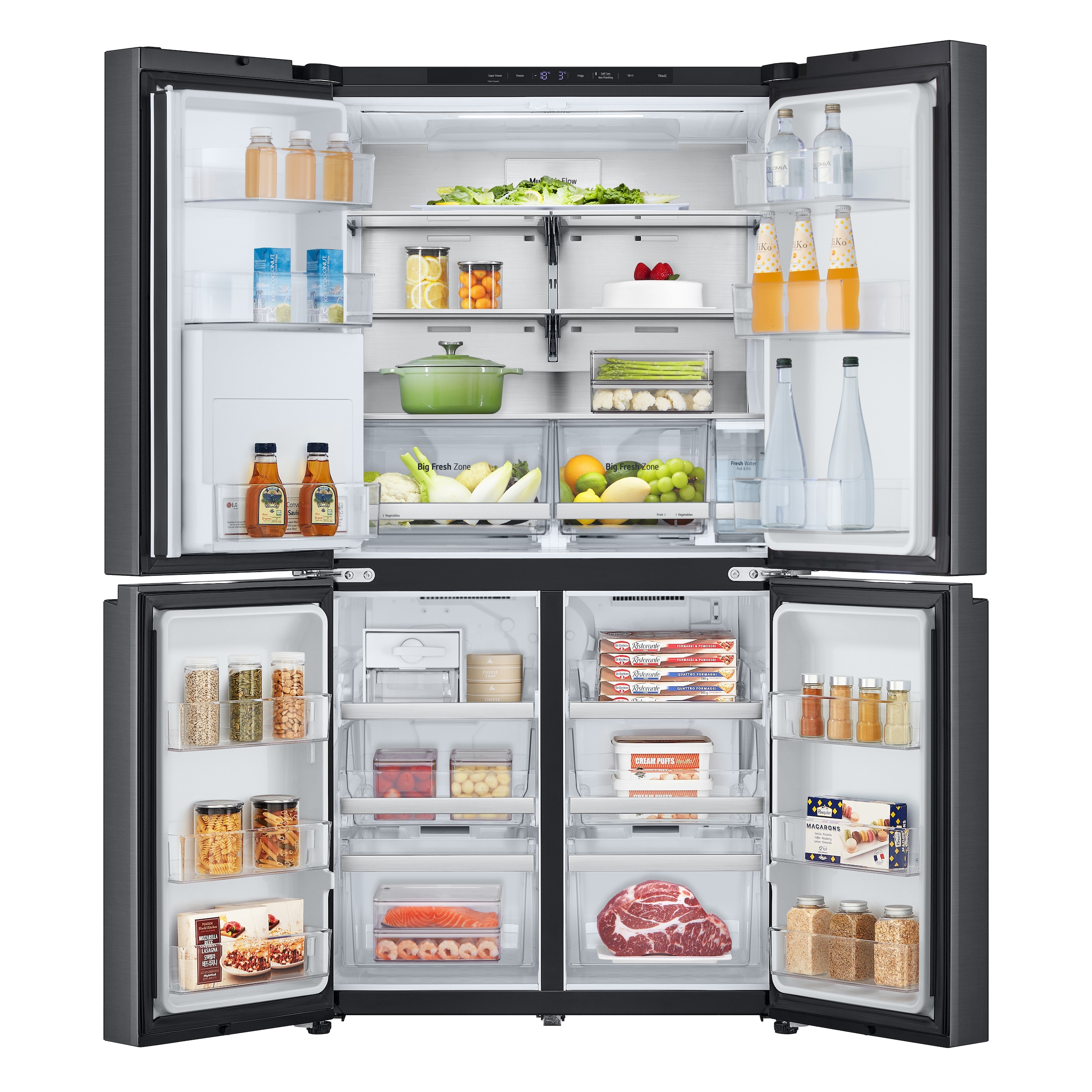 LG Multi Door »GMF961EV6C« 179,2 cm hoch 91,4 cm breit Wassertank
